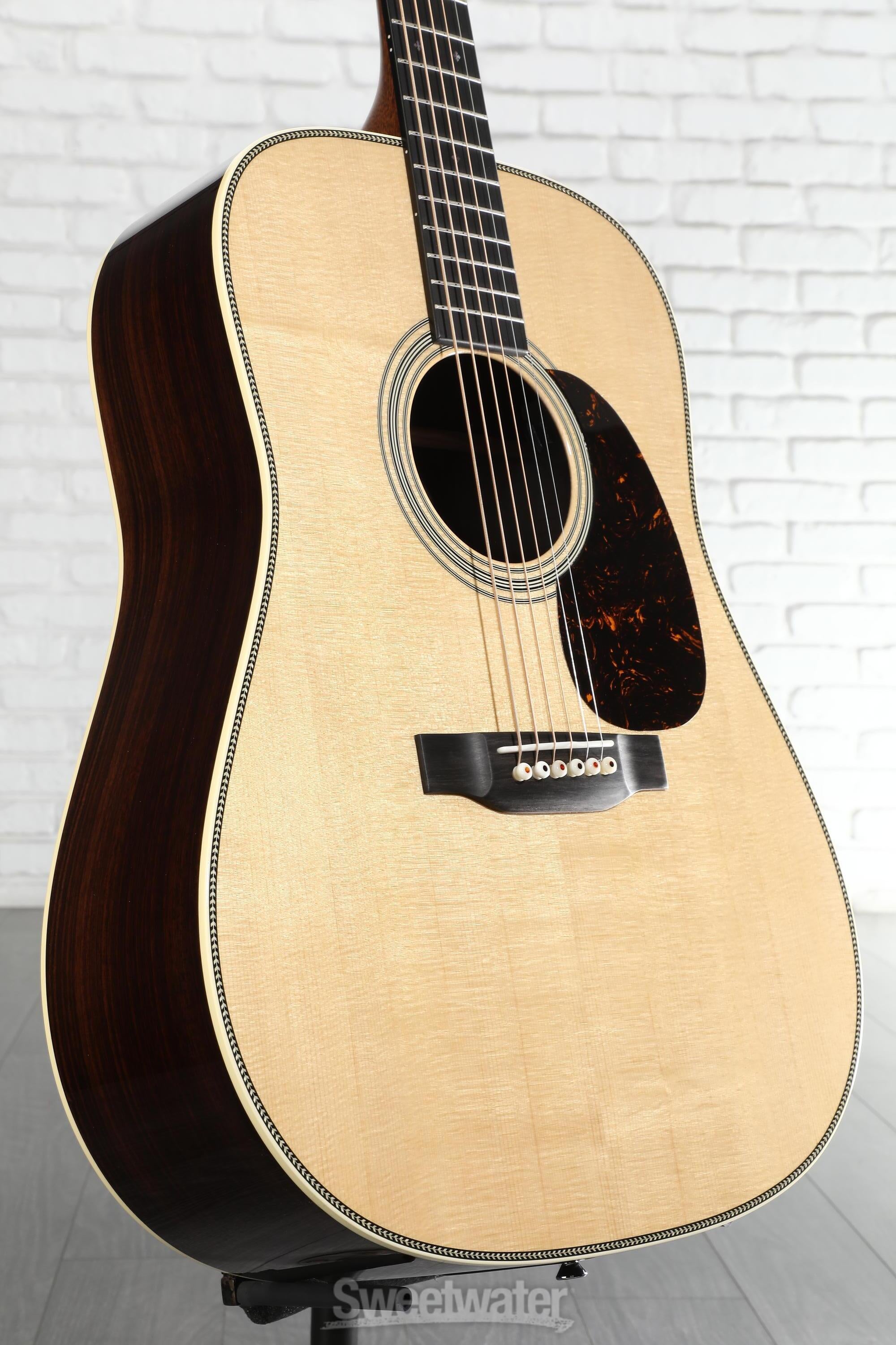 Photo of Martin HD-28E Standard Series Acoustic-electric Guitar with Fishman Aura VT Enhance Electronics - Natural Aging Toner