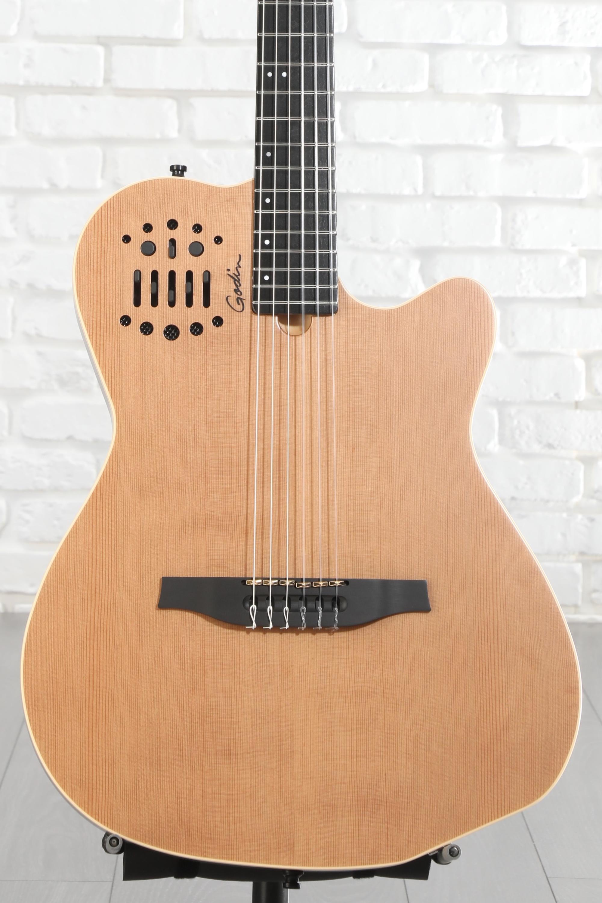 Godin ACS-SA Slim, Nylon String Acoustic-Electric Guitar - Natural