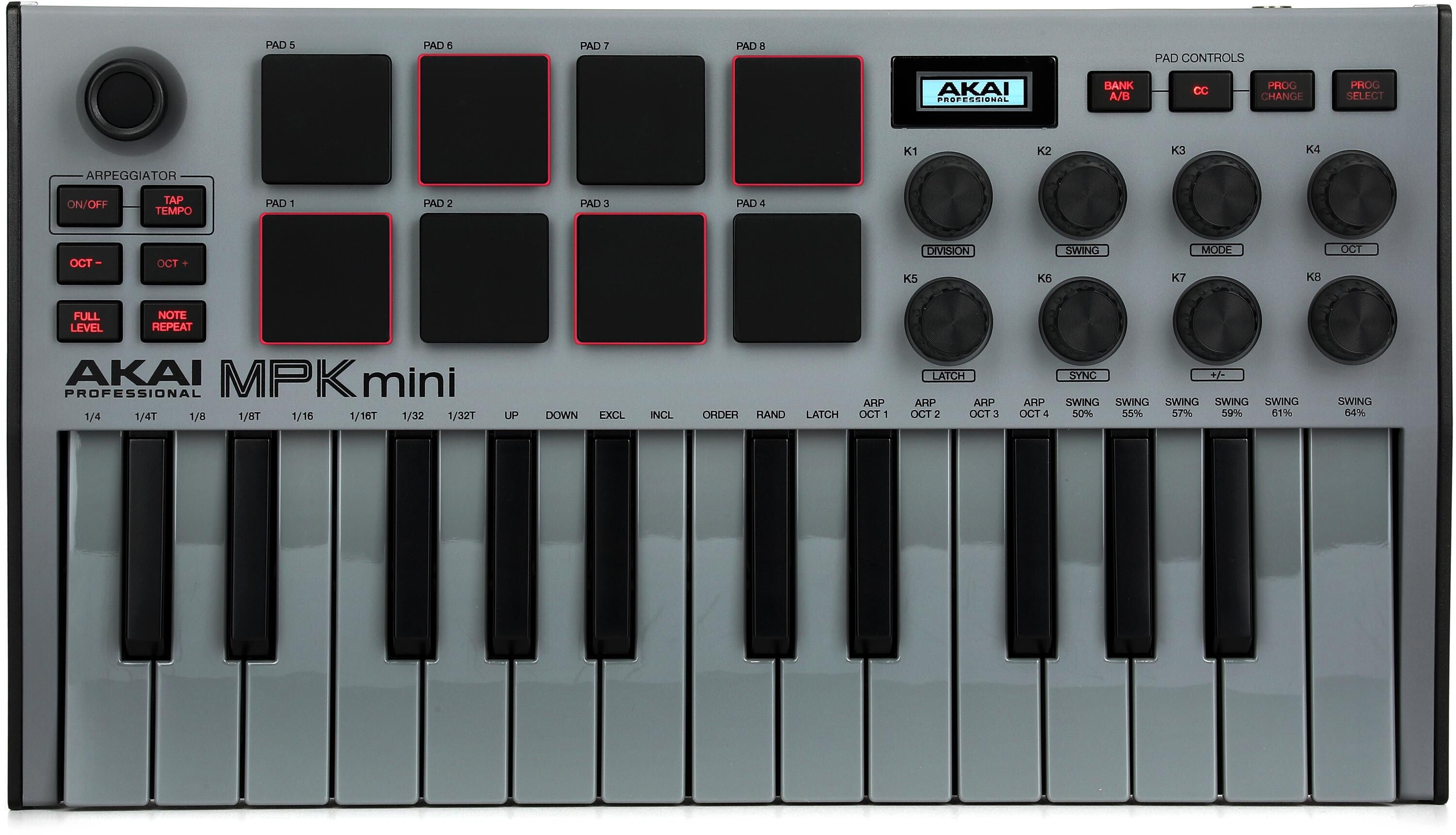 MPK Mini MK III 25-key Keyboard Controller - Grey - Sweetwater