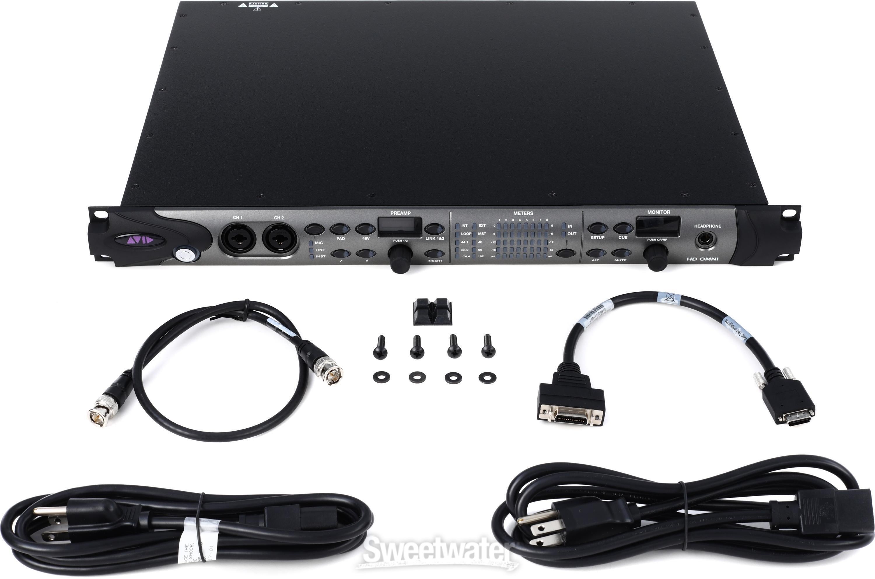 Avid HD OMNI Preamp and Monitoring Interface Reviews | Sweetwater