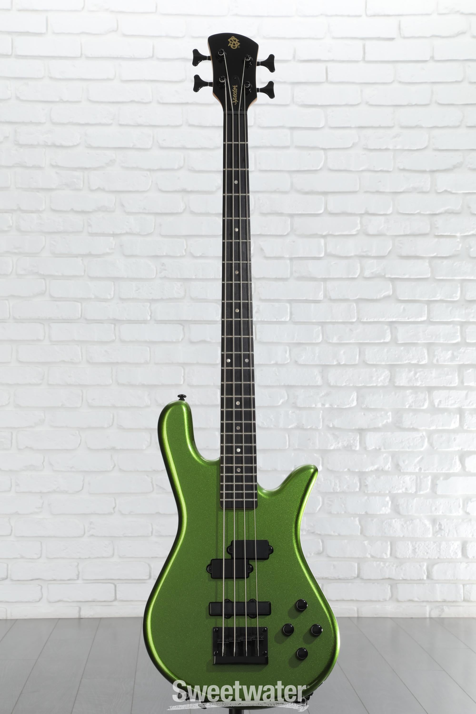 Spector Performer 4 Bass Guitar - Metallic Green | Sweetwater