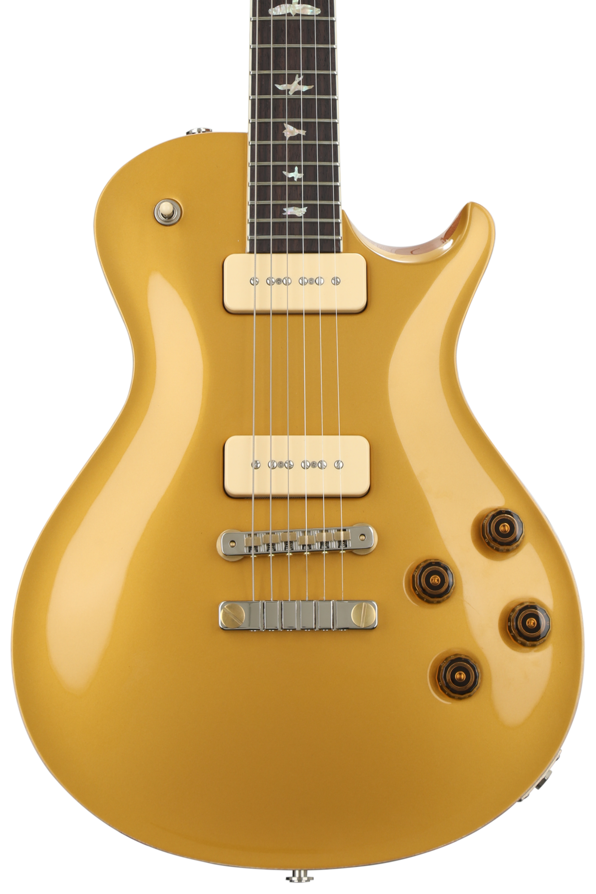 PRS McCarty Singlecut 594 Soapbar - Gold Top with Pattern