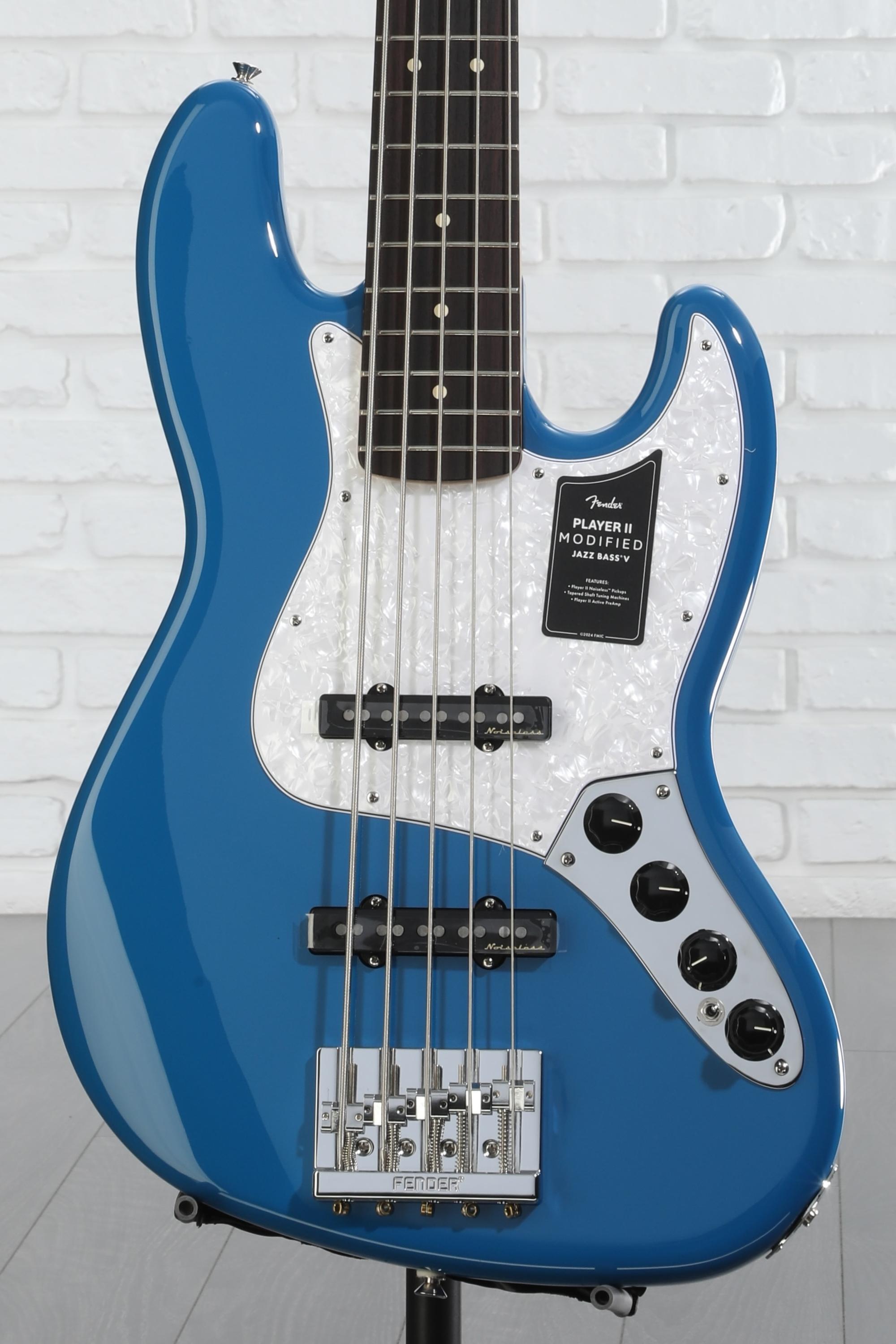 Player II Modified Active Jazz Bass® V Fender Player II Modified Jazz Bass V – Active 5-String Power