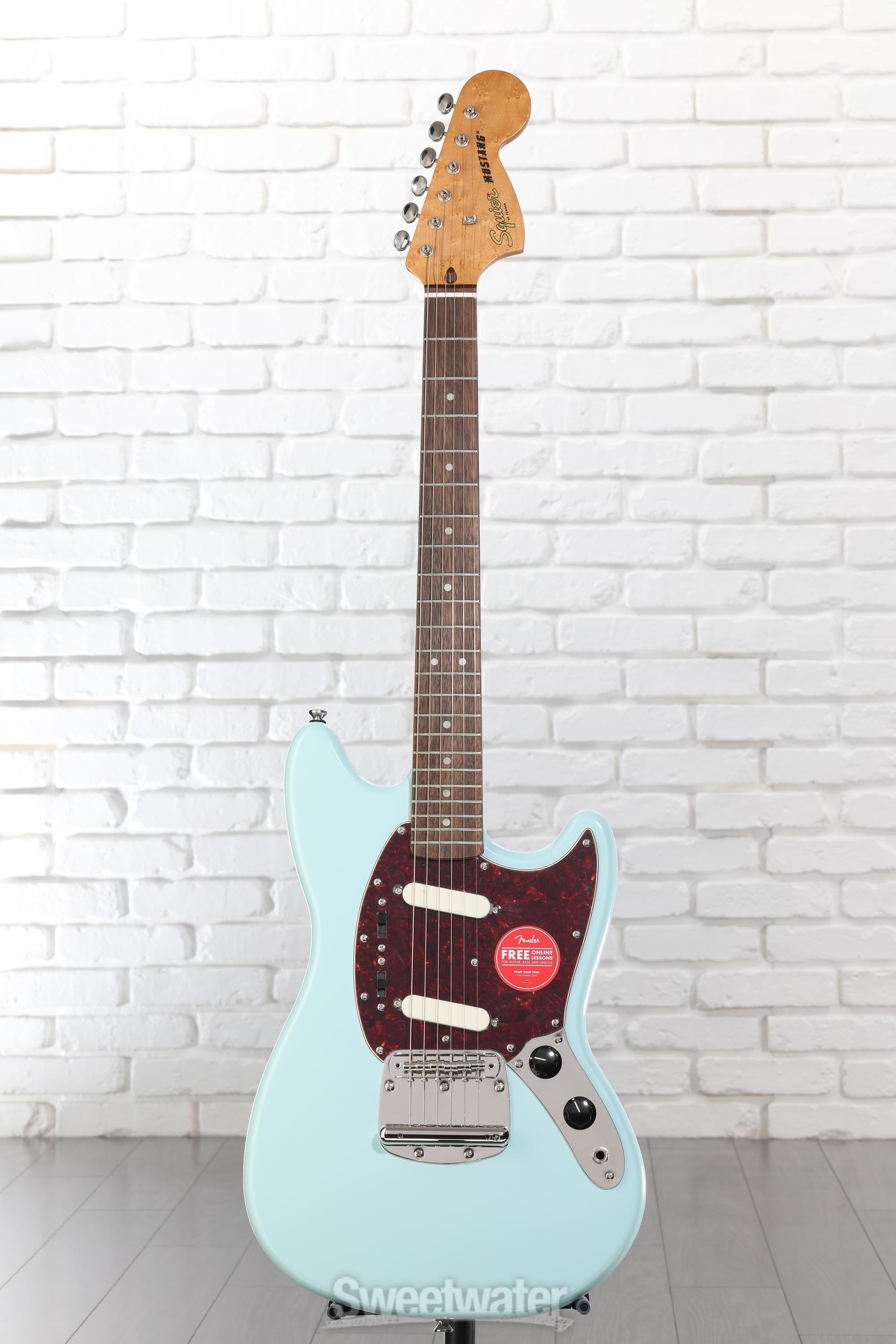 Squier Classic Vibe '60s Mustang Electric Guitar - Sonic Blue