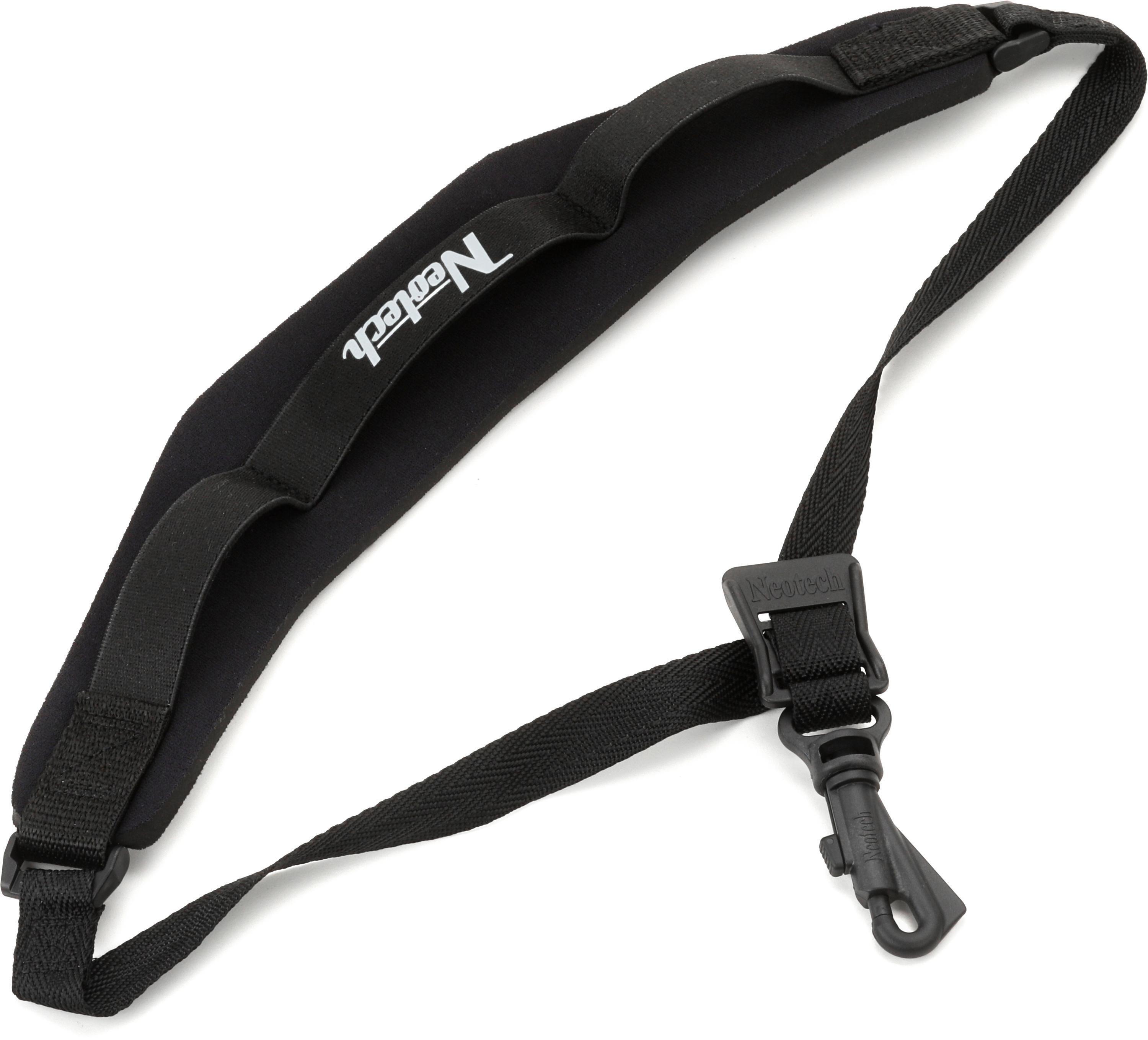Photo of Neotech Soft Sax Strap for Woodwind Instruments - Black