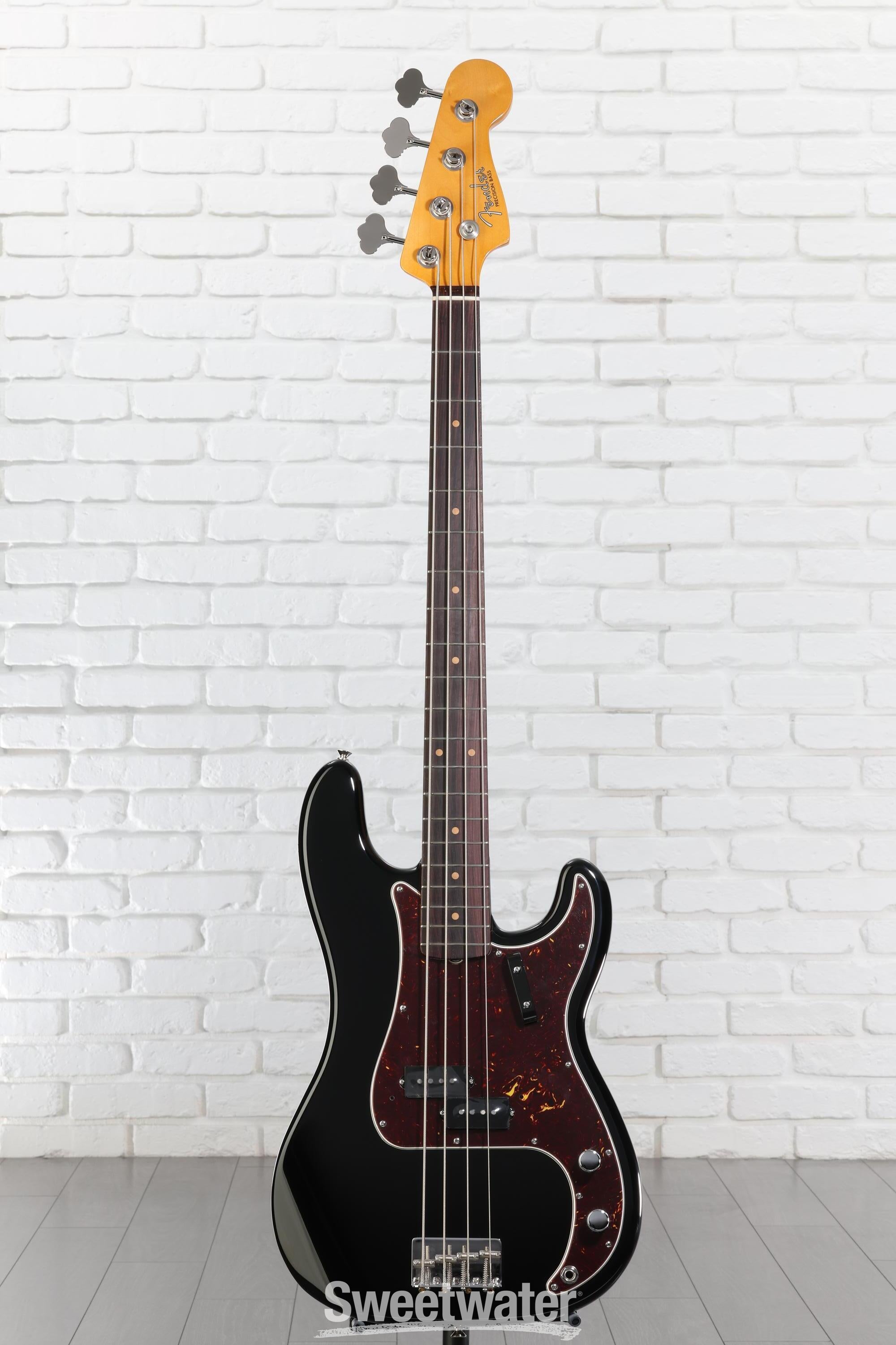 Fender American Vintage II 1960 Precision Bass - Black | Sweetwater