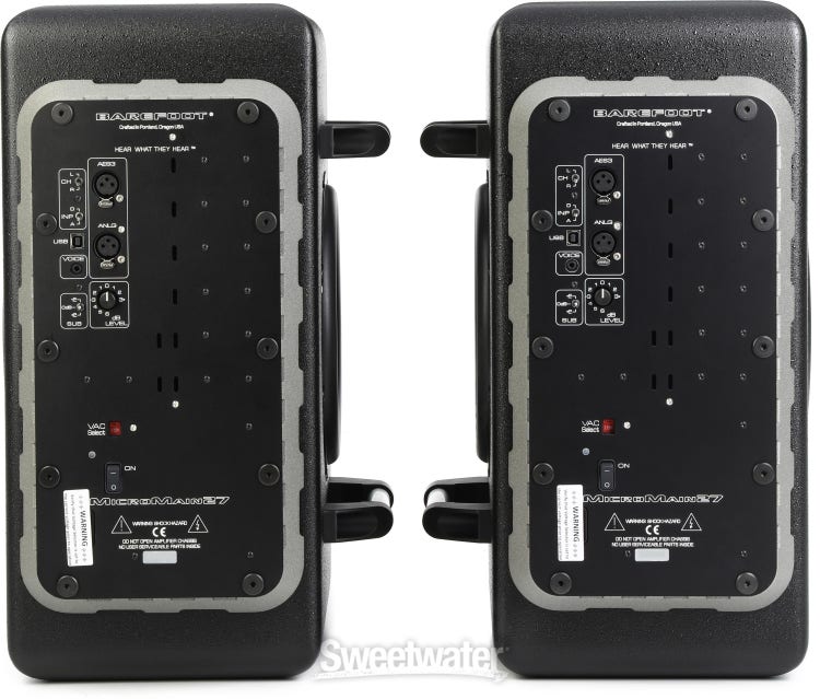 Barefoot Sound MicroMain27 10-inch 3.5-way Active Studio Monitor Pair