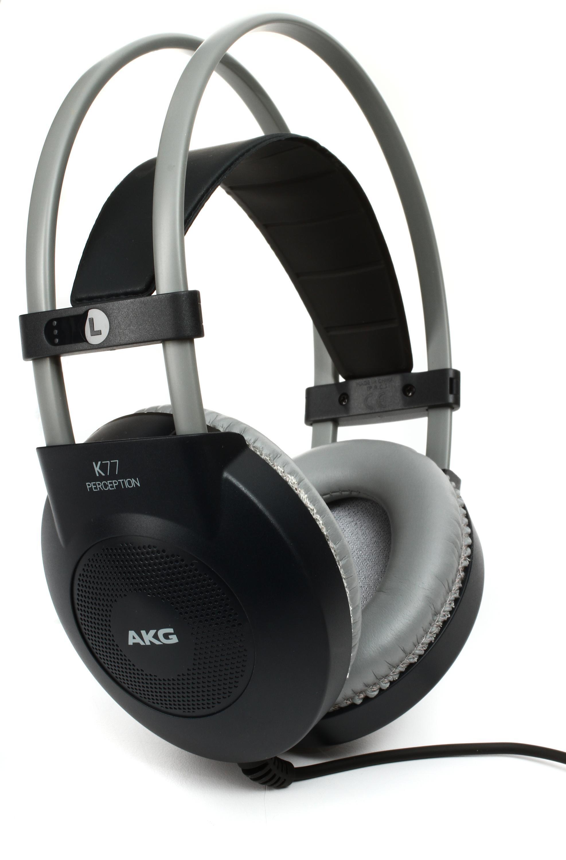 AKG K77 Perception Lightweight Studio Headphones Semi Closed