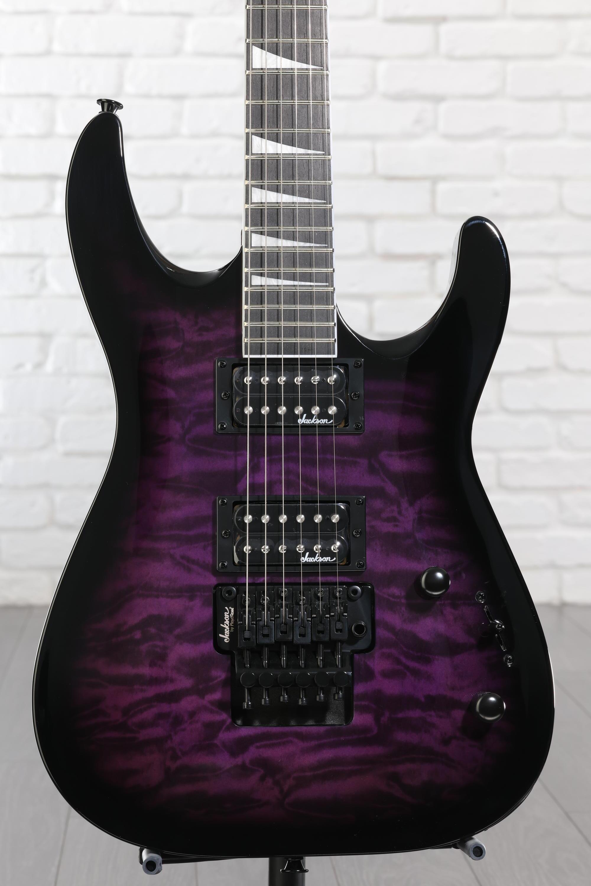 Jackson Dinky Arch Top JS32Q DKA - Transparent Purple Burst