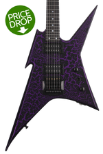 Photo of B.C. Rich USA Handcrafted Ironbird MK2 Legacy Kahler Electric Guitar - Purple Crackle