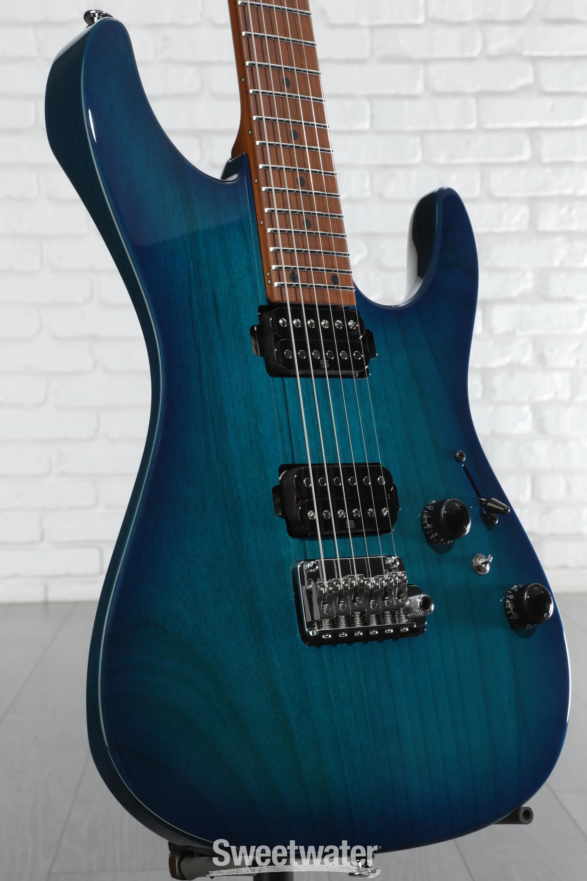 Ibanez Prestige AZ2402 Electric Guitar - Sapphire Blue, Sweetwater