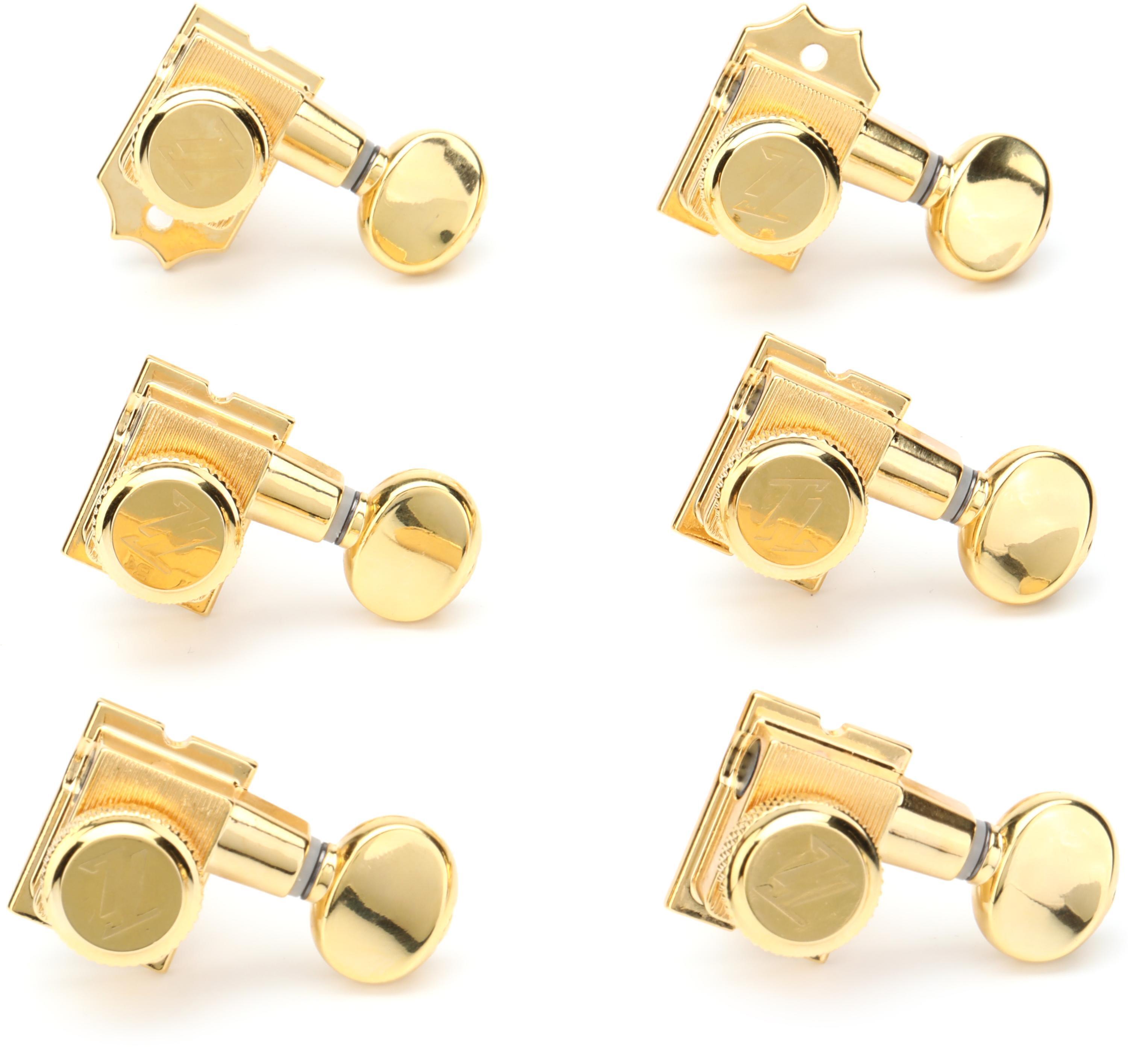 Sperzel 6LTLSB Trim-Lok 6-in-line Locking Tuners Satin Black