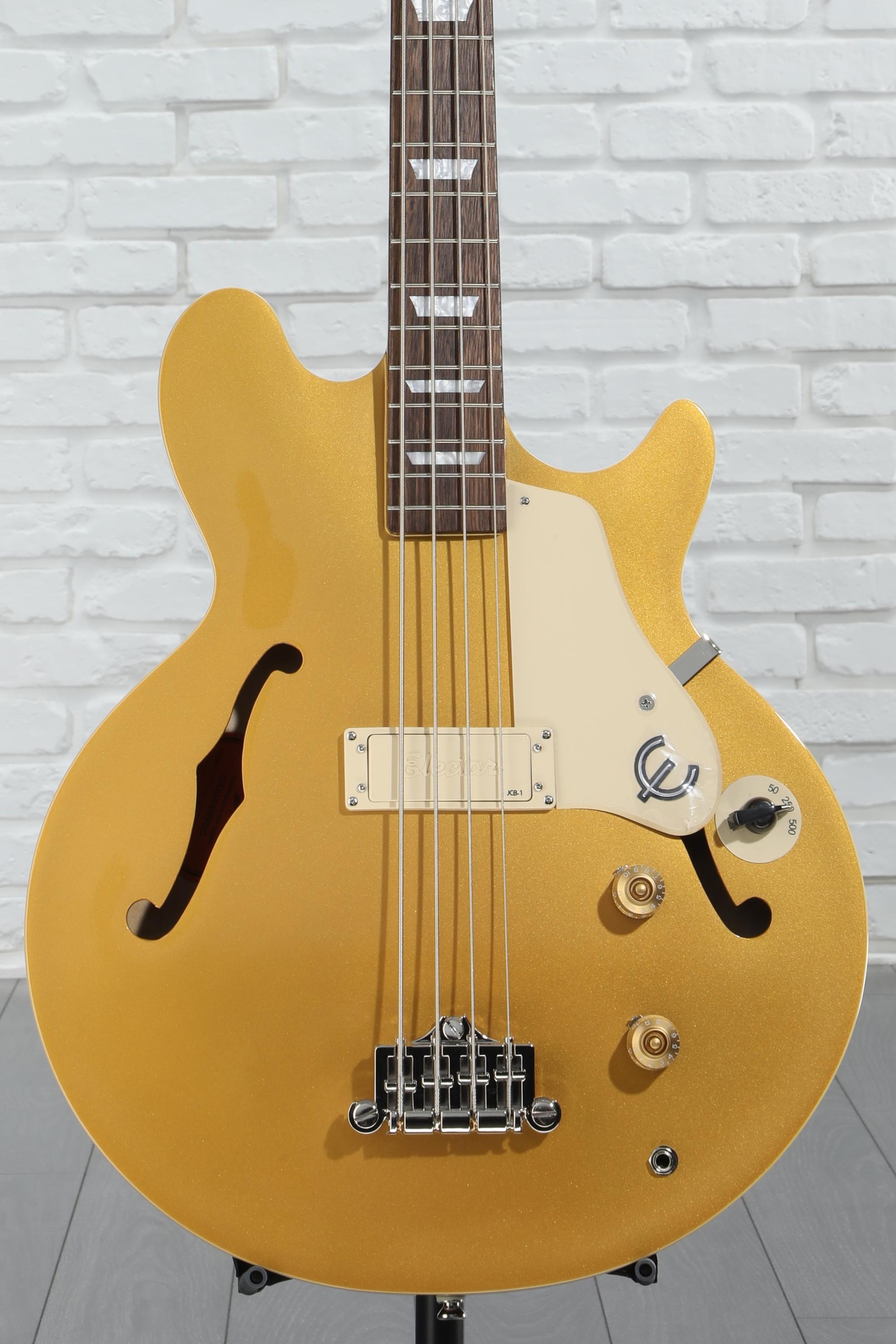 Epiphone Jack Casady Signature Bass Guitar - Metallic Gold