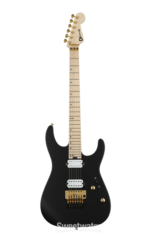 Charvel Pro-Mod DK24 HH FR M - Satin Black | Sweetwater Charvel Pro-Mod DK24 HH FR M - Satin Black | Sweetwater