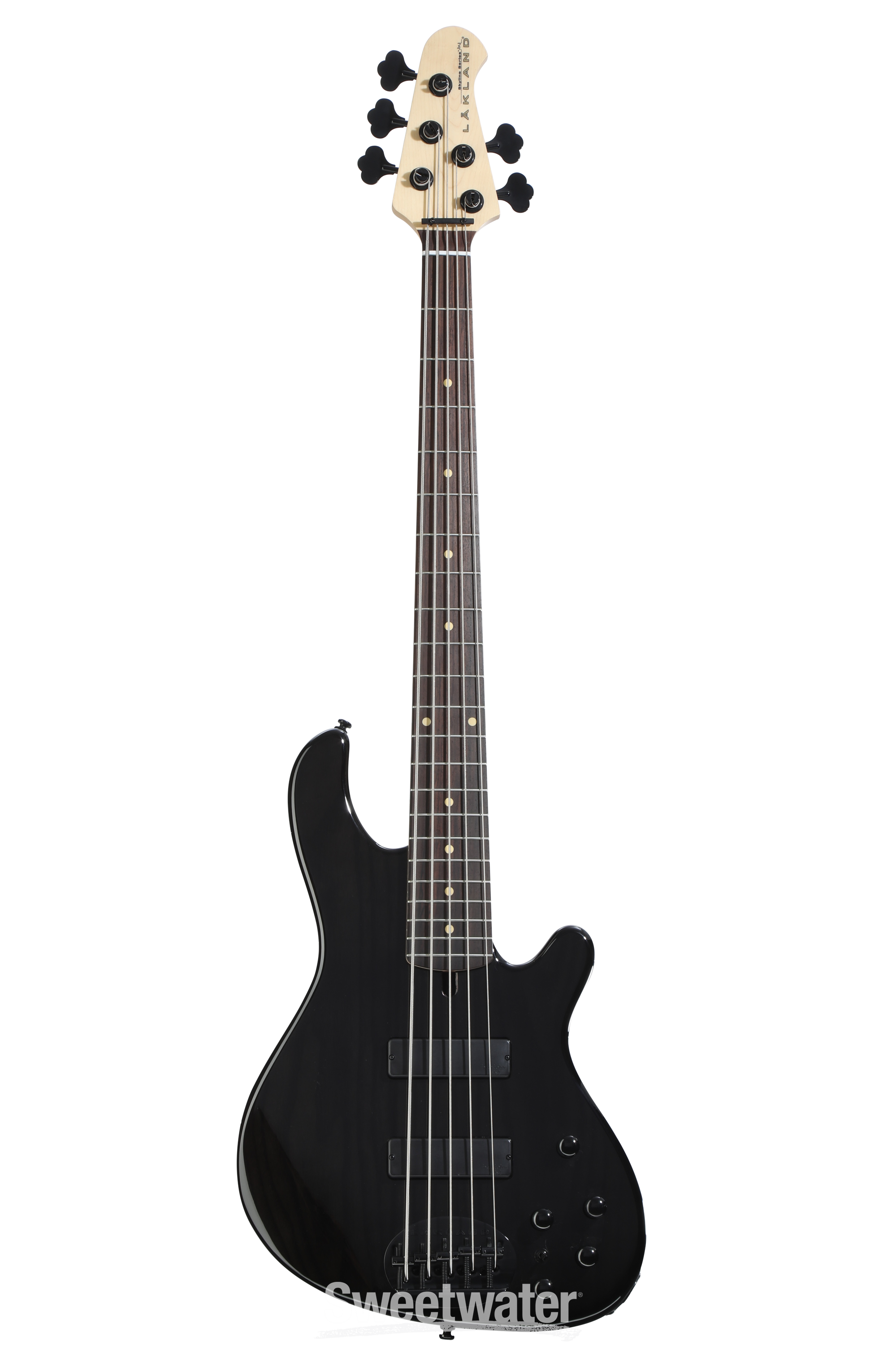 ベース Lakland Skyline Japan Series 5-String Lakland Skyline 55-OS Offset 5-string Bass Guitar - Trans