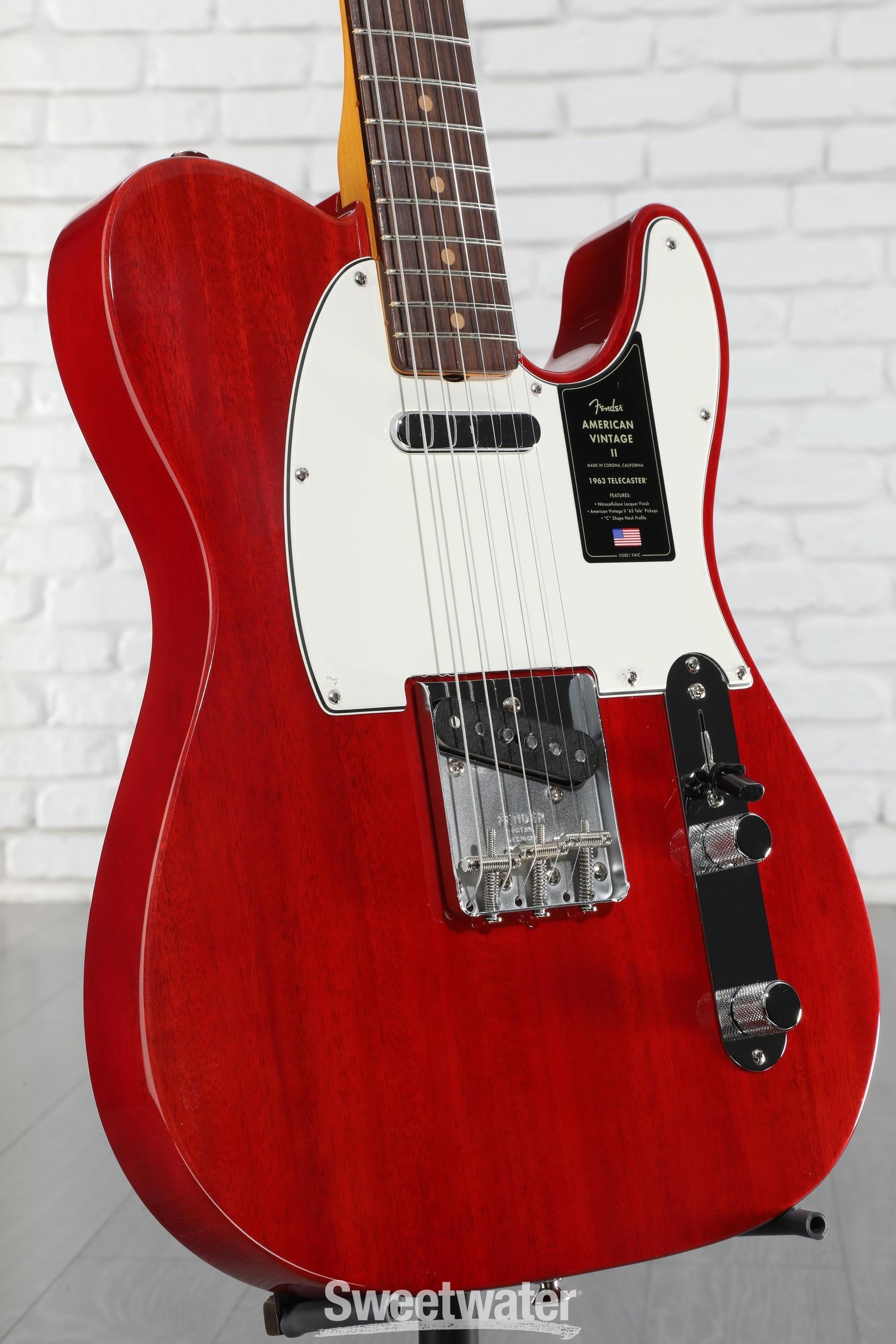 Fender American Vintage II 1963 Telecaster Electric Guitar - Red