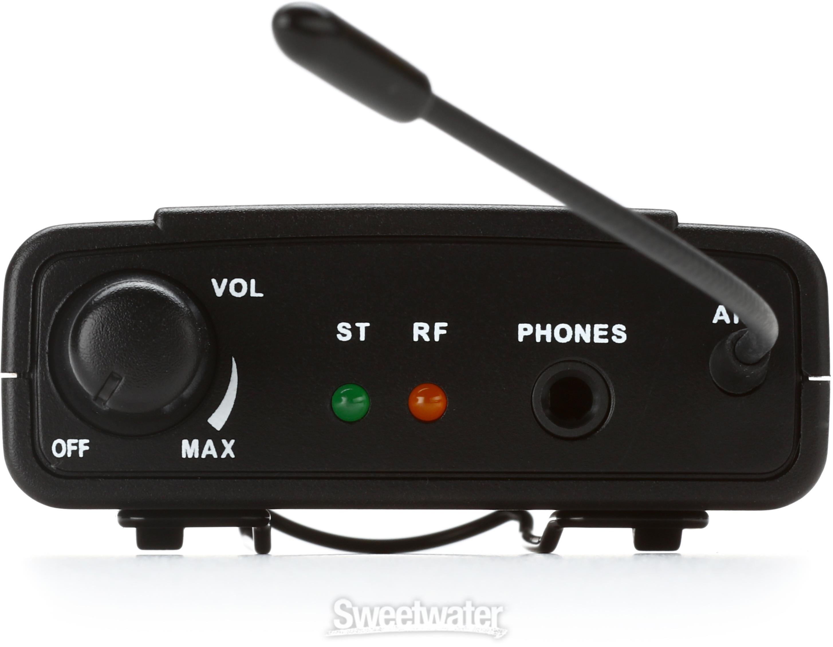 Galaxy Audio AS-950R Wireless In-ear Monitor Receiver (470-494 MHz)  Sweetwater