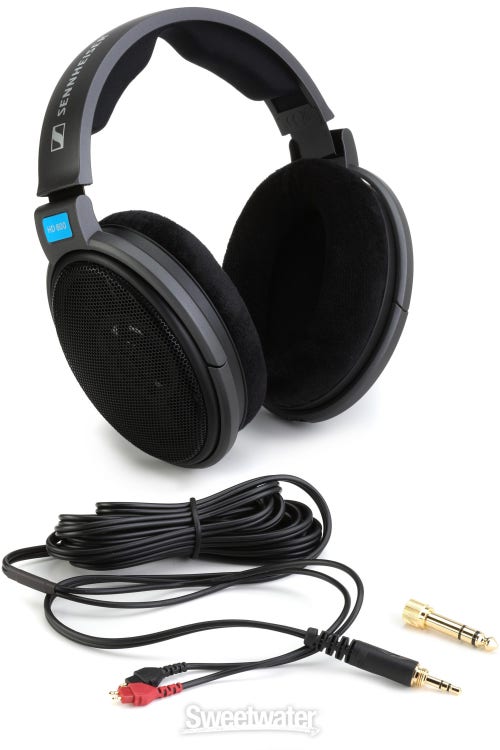 Sennheiser HD 600 Open-back Audiophile/Professional Headphones and Stand