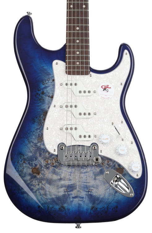 G&L Tribute Series Legacy Blueburst ストラト-