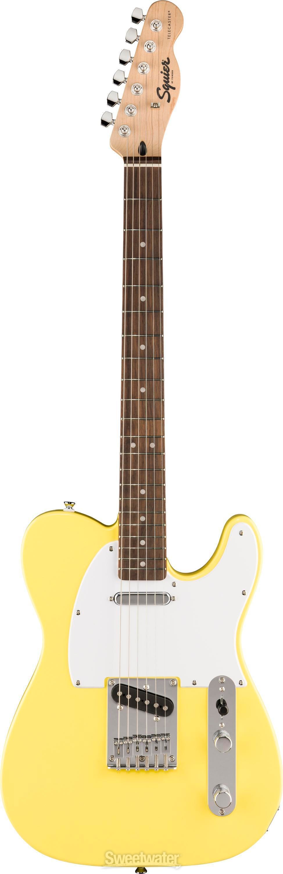 Squier Sonic Telecaster Electric Guitar - Canary Yellow | Sweetwater