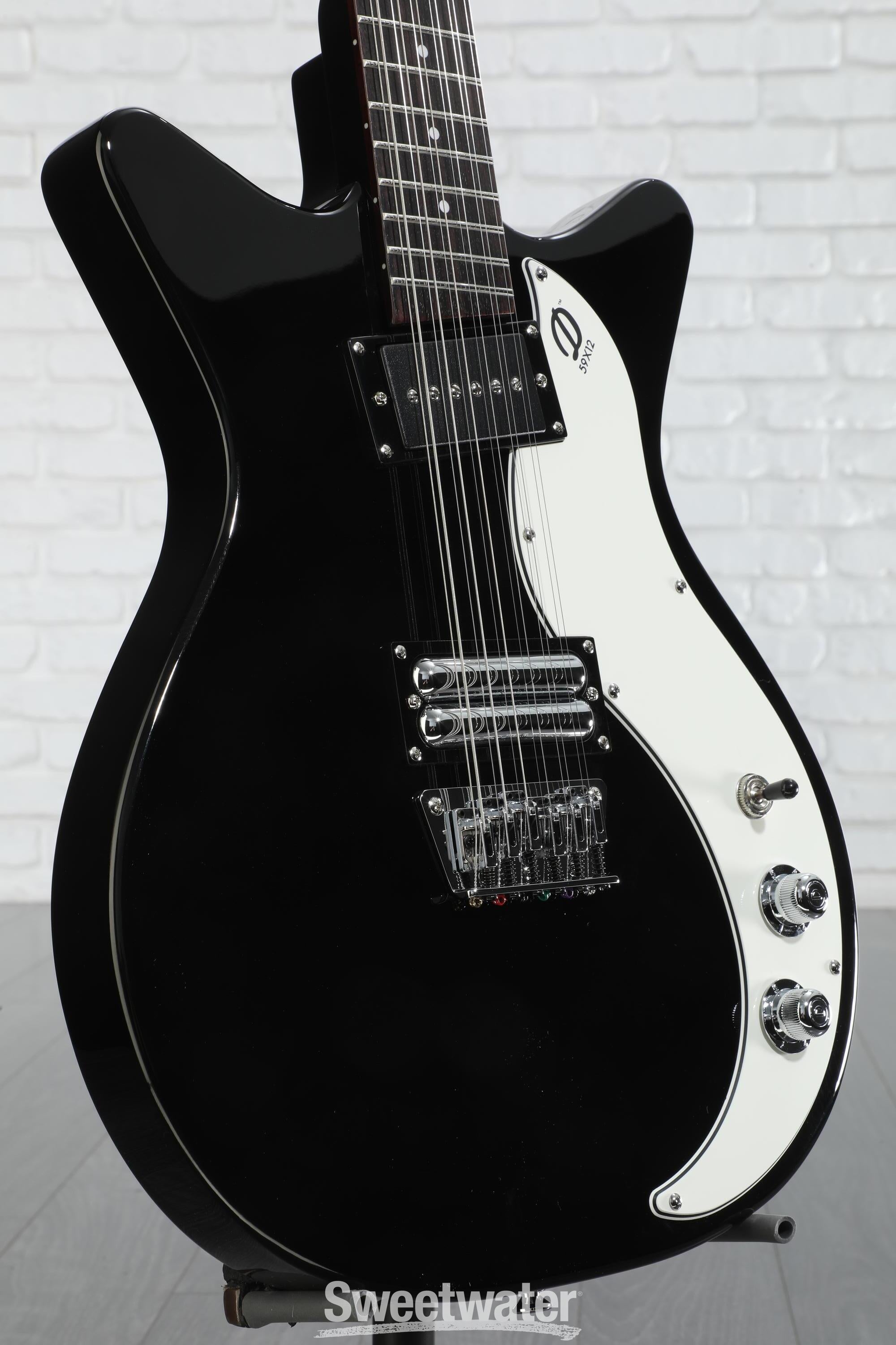 Danelectro 59X12 12-string Electric Guitar - Black | Sweetwater