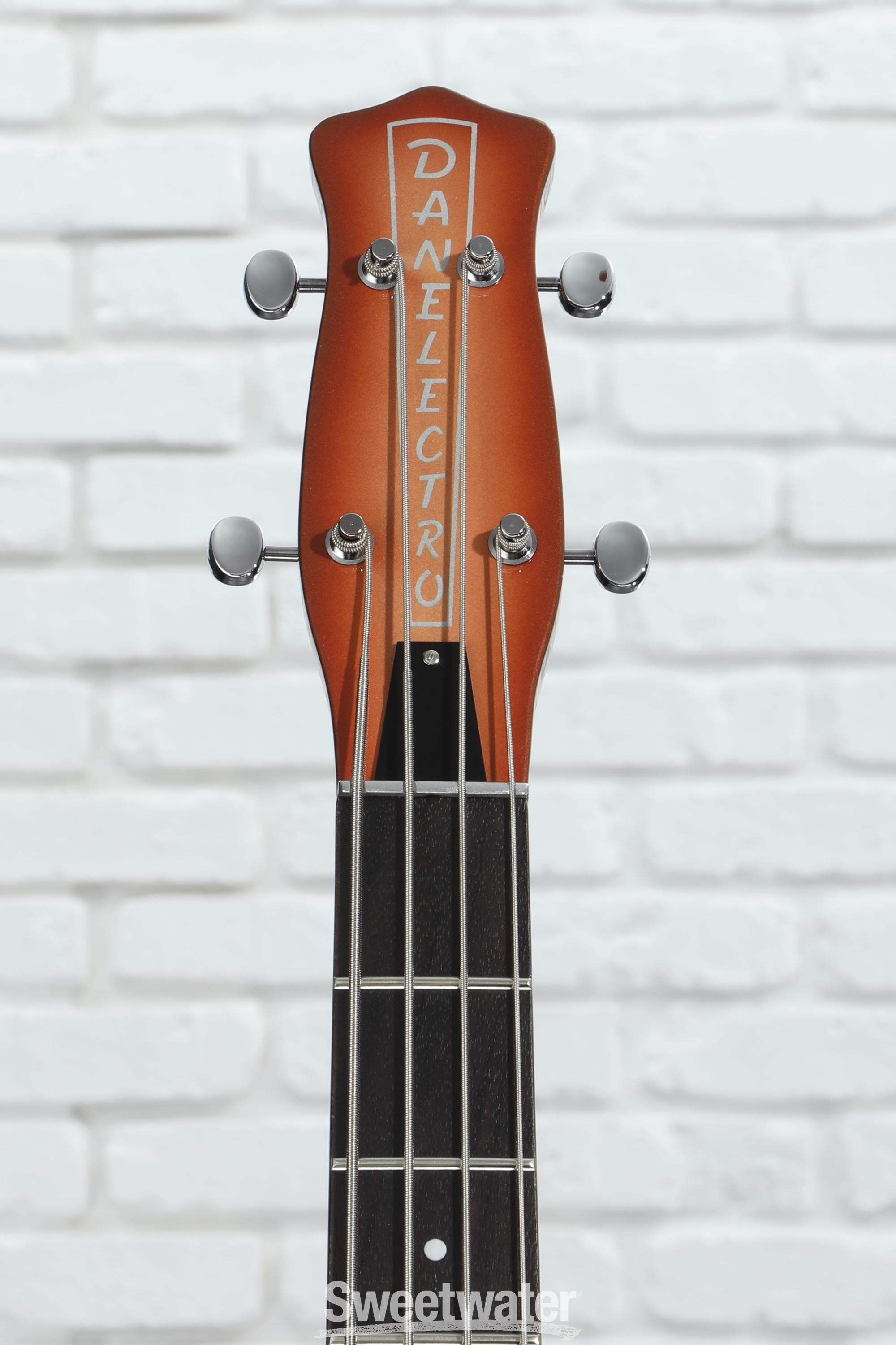 Danelectro Longhorn Bass Guitar - Copper Burst | Sweetwater