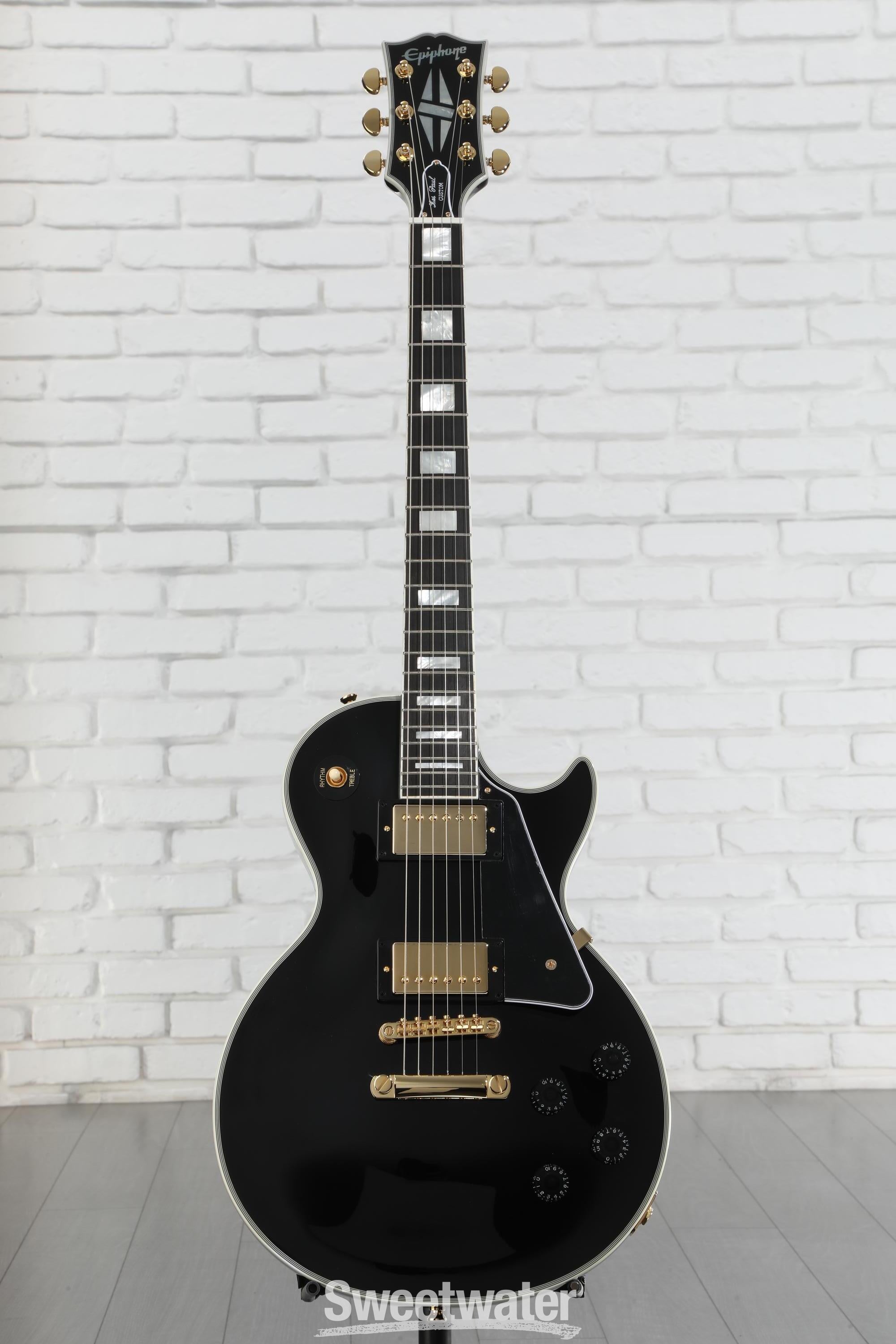 ギター Epiphone LesPaul Studio Custom Shop Epiphone Limited Edition Custom Shop Studio Les Paul, White
