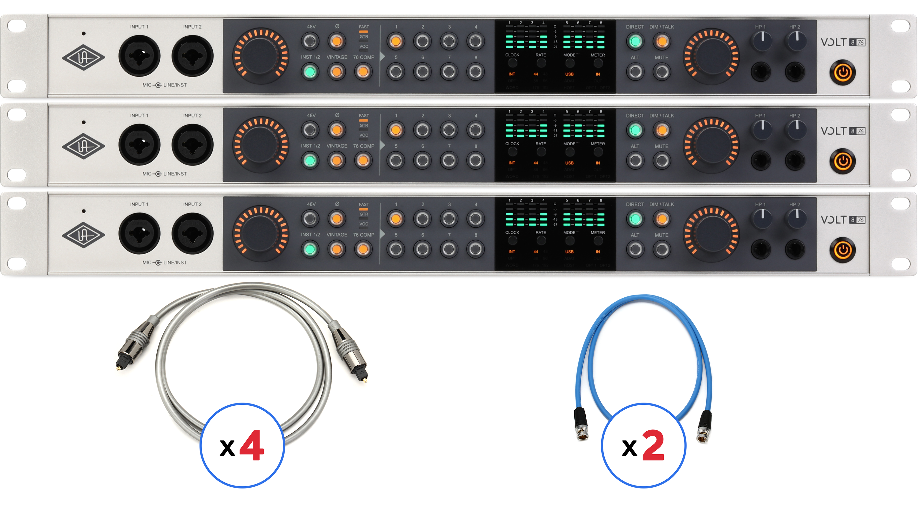 Photo of Universal Audio Volt 876 USB-C Audio Interface - 24 Channel System