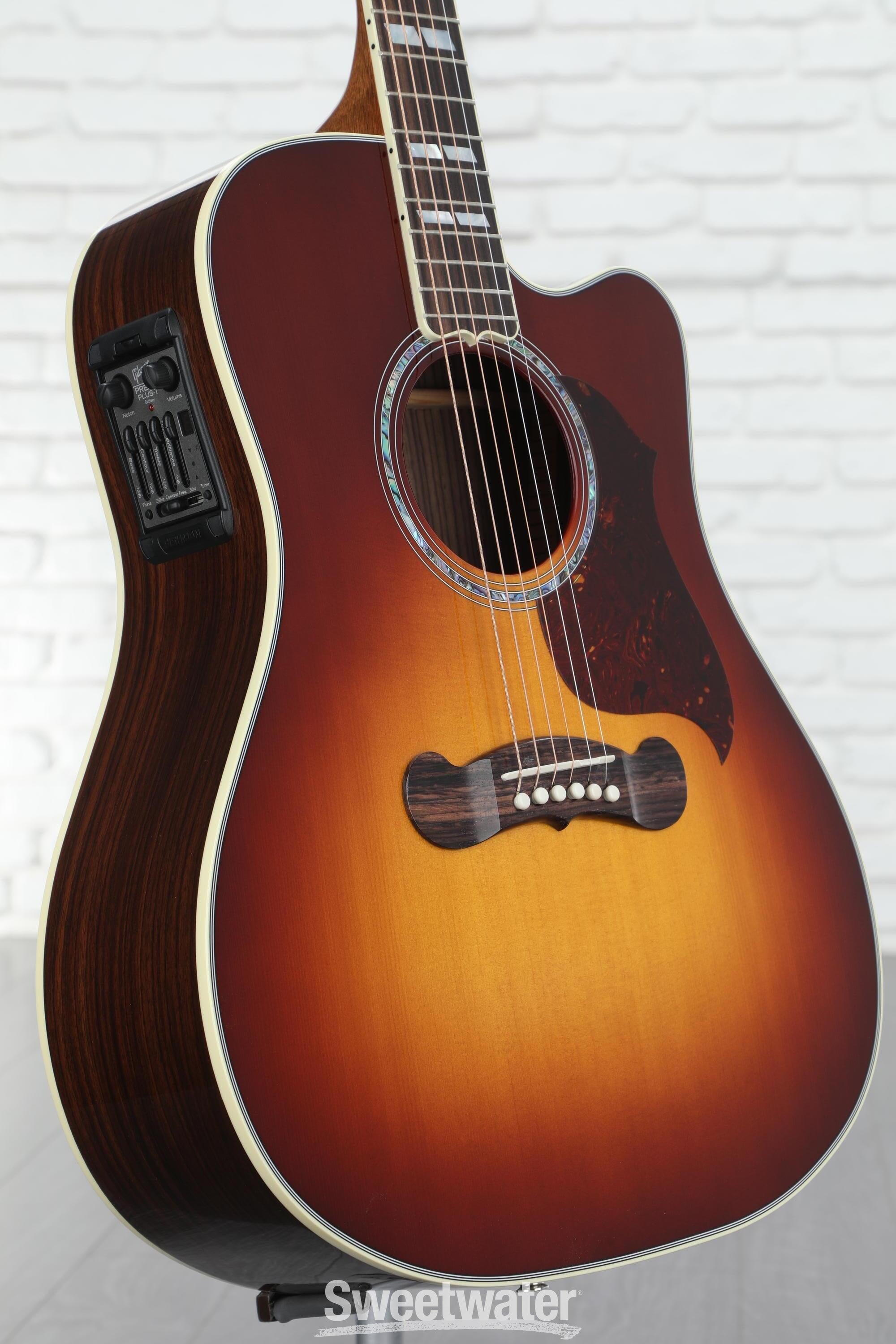 Gibson Acoustic Songwriter Standard EC Rosewood Acoustic-electric Guitar -  Rosewood Burst | Sweetwater