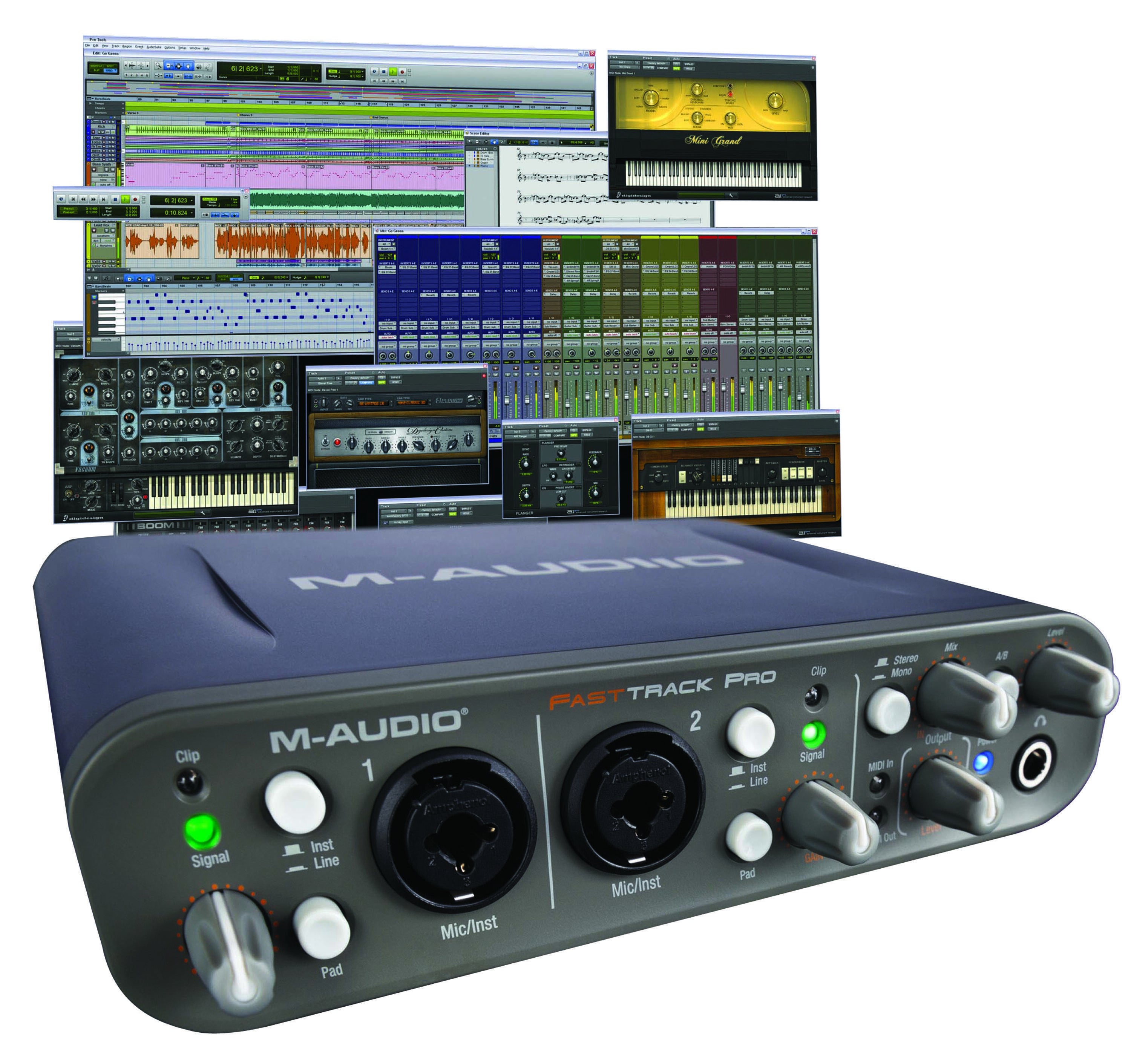 M-Audio Pro Tools MP + Fast Track Pro | Sweetwater