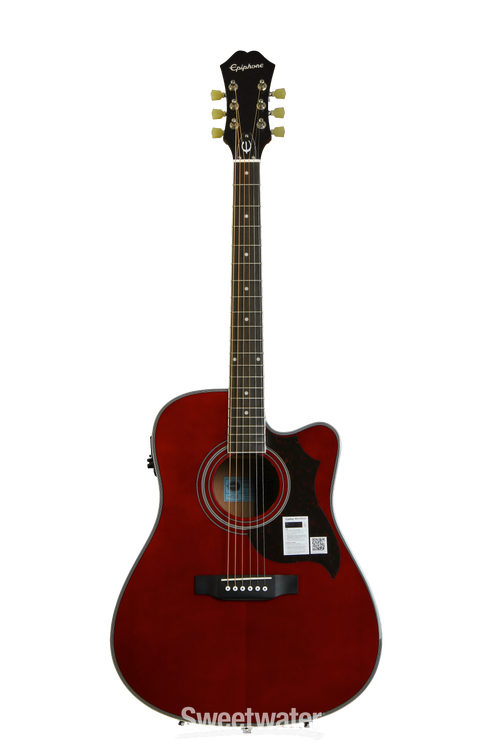 Epiphone FT-350SCE with Min-ETune - Wine Red Reviews Epiphone FT-350SCE with Min-ETune - Wine Red Reviews