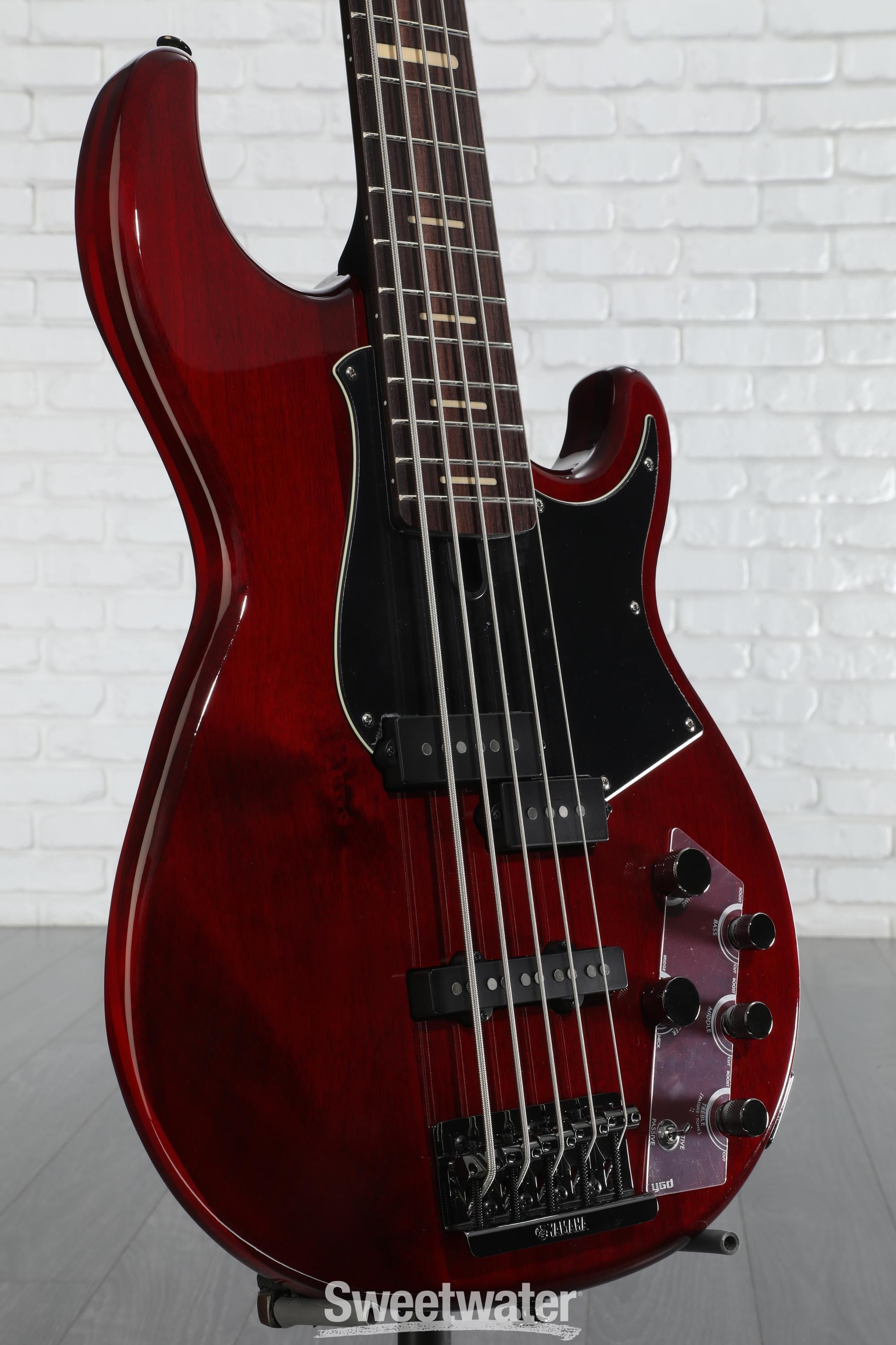 Yamaha BB735A 5-string Bass Guitar - Fired Red