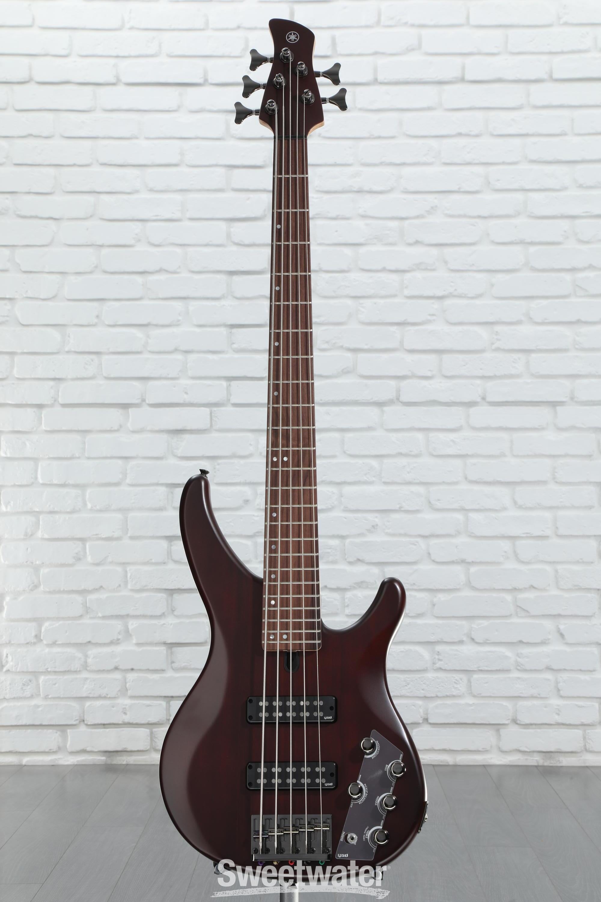 Yamaha TRBX505 TBN - translucent brown Solid body electric bass