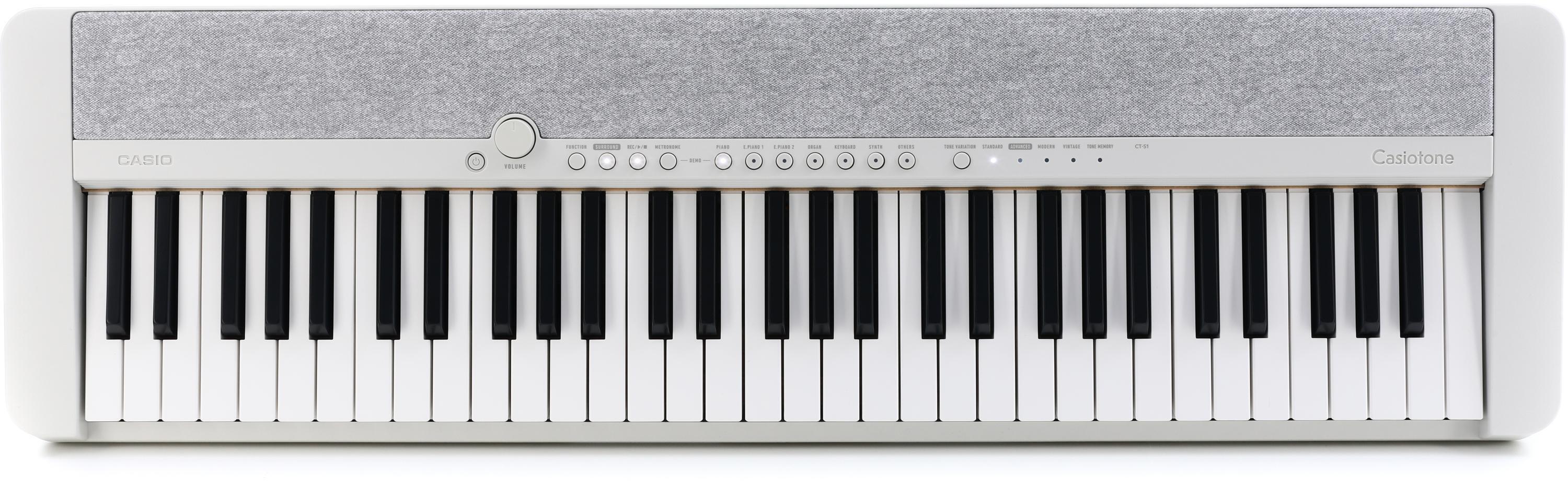 CASIO CT-S1WE Clavier Portable 61 Touches Blanc