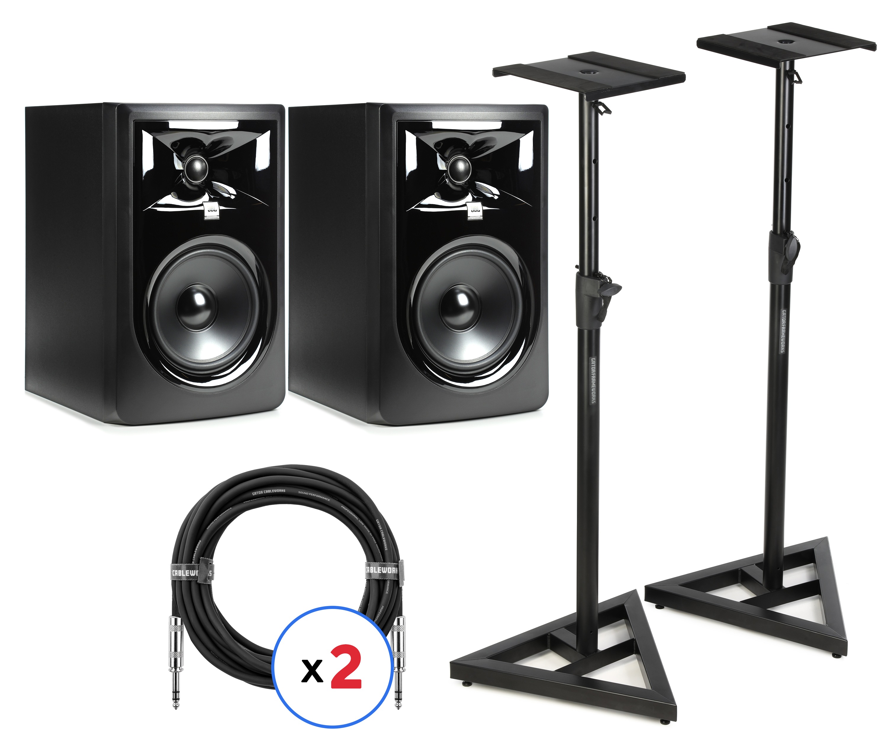 JBL 306P MkII 6.5 inch Powered Studio Monitor | Sweetwater