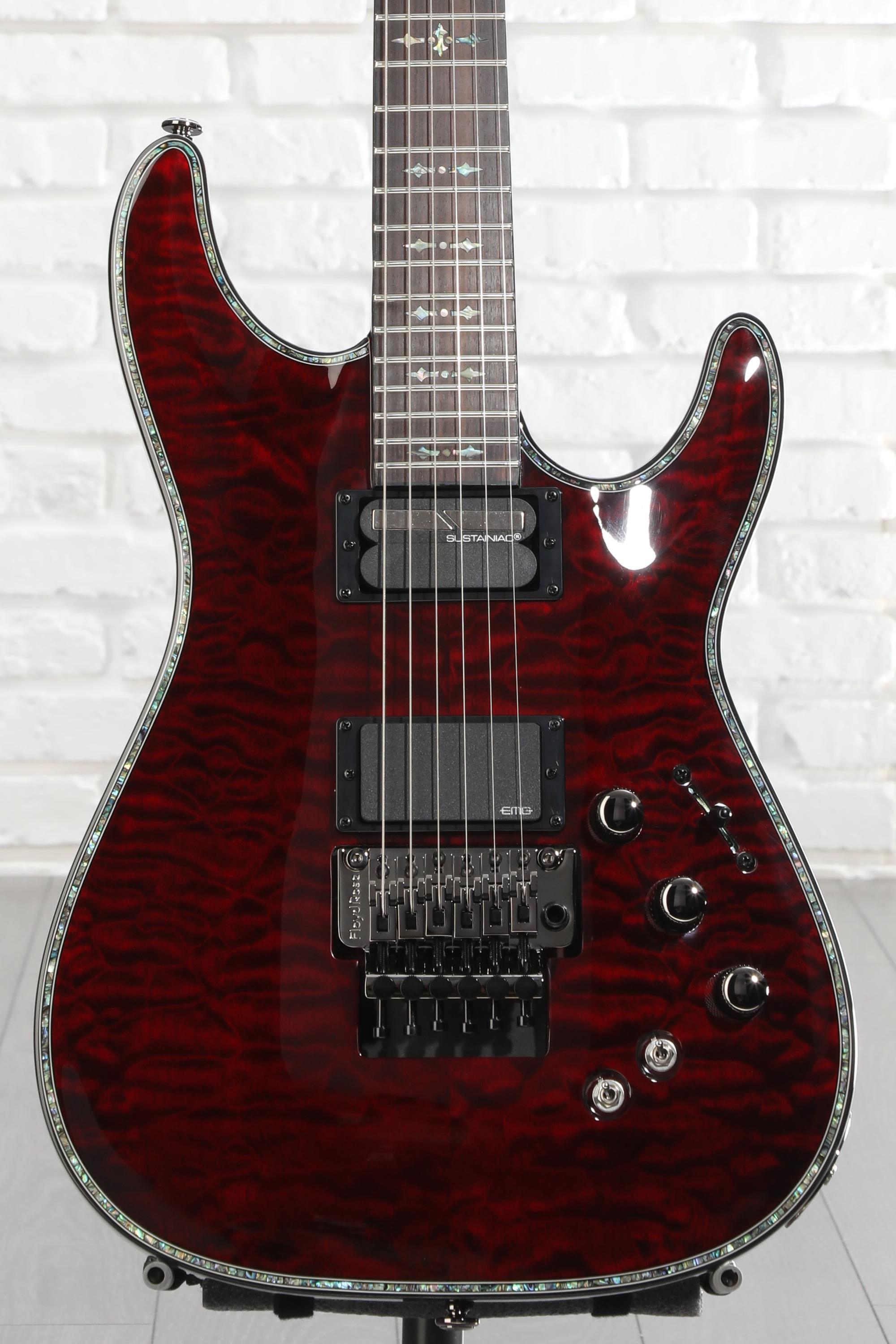 Schecter Hellraiser C-1 FR-S Electric Guitar - Black Cherry