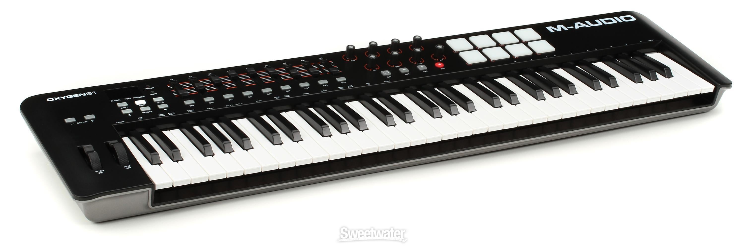 M-Audio Oxygen 61 61-key Keyboard Controller Reviews | Sweetwater