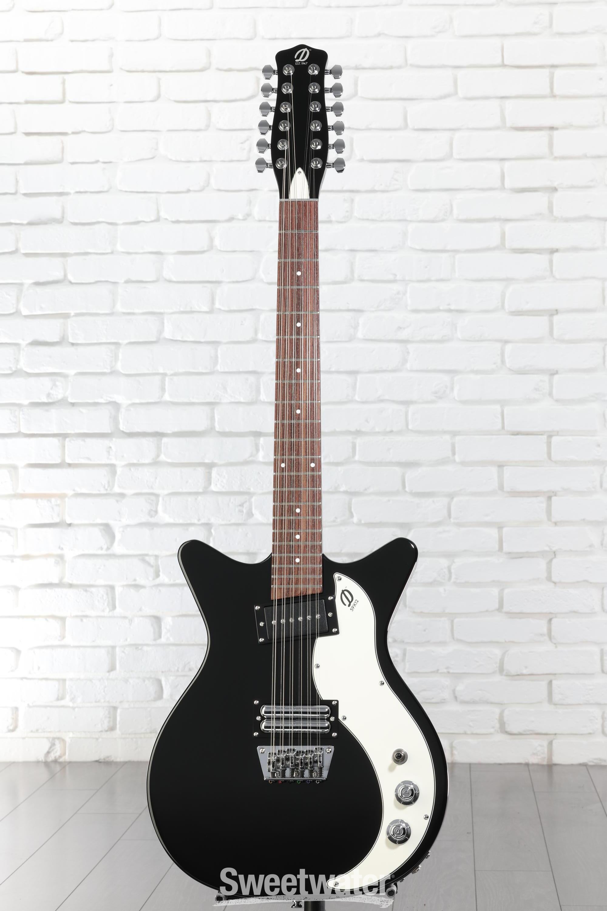 Danelectro 59X12 12-string Electric Guitar - Black | Sweetwater