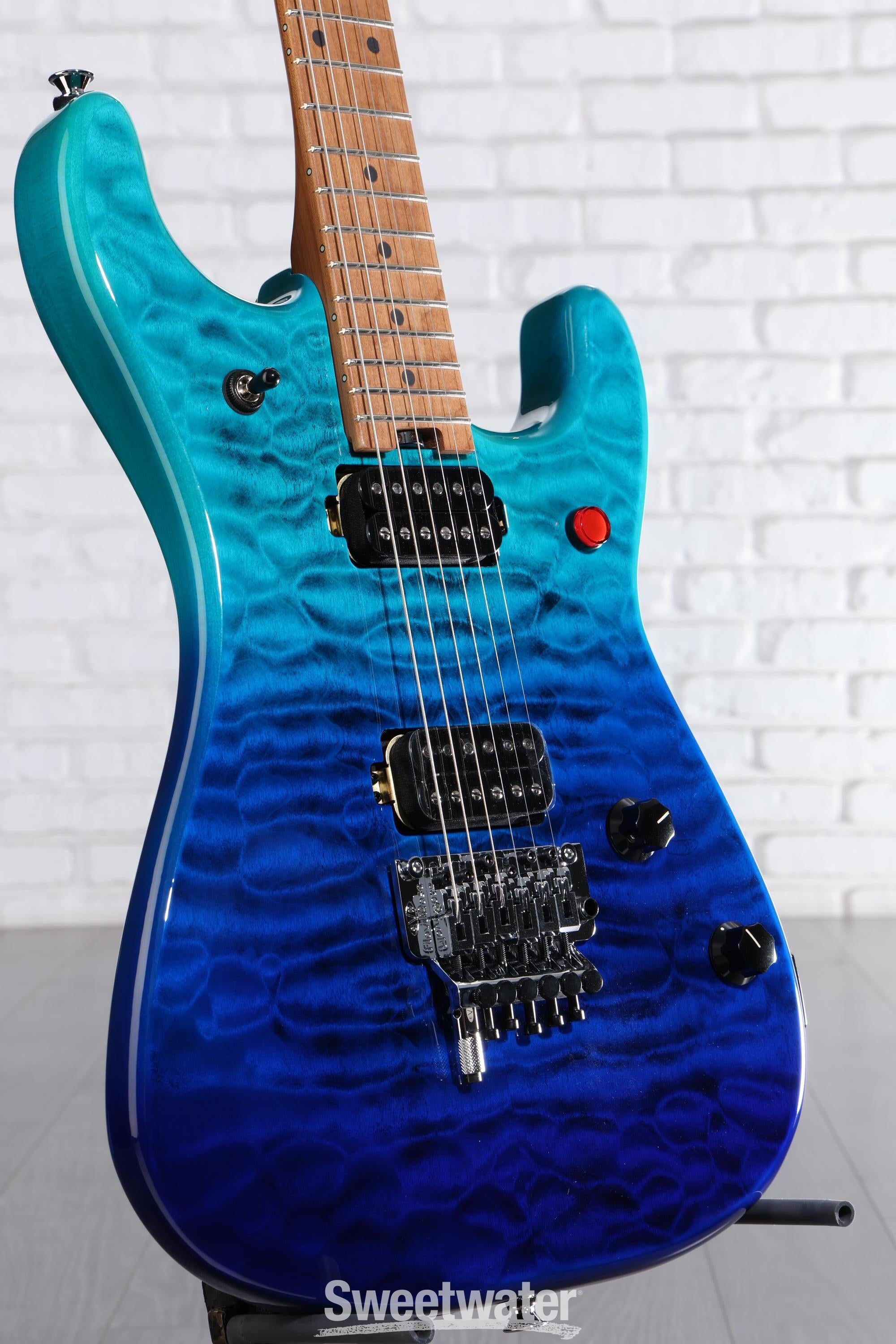 Photo of EVH 5150 Series Deluxe Electric Guitar - Pacific Drift, Maple Fingerboard