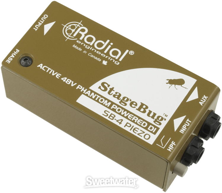 Radial StageBug SB-4 1-channel Active Instrument Direct Box 