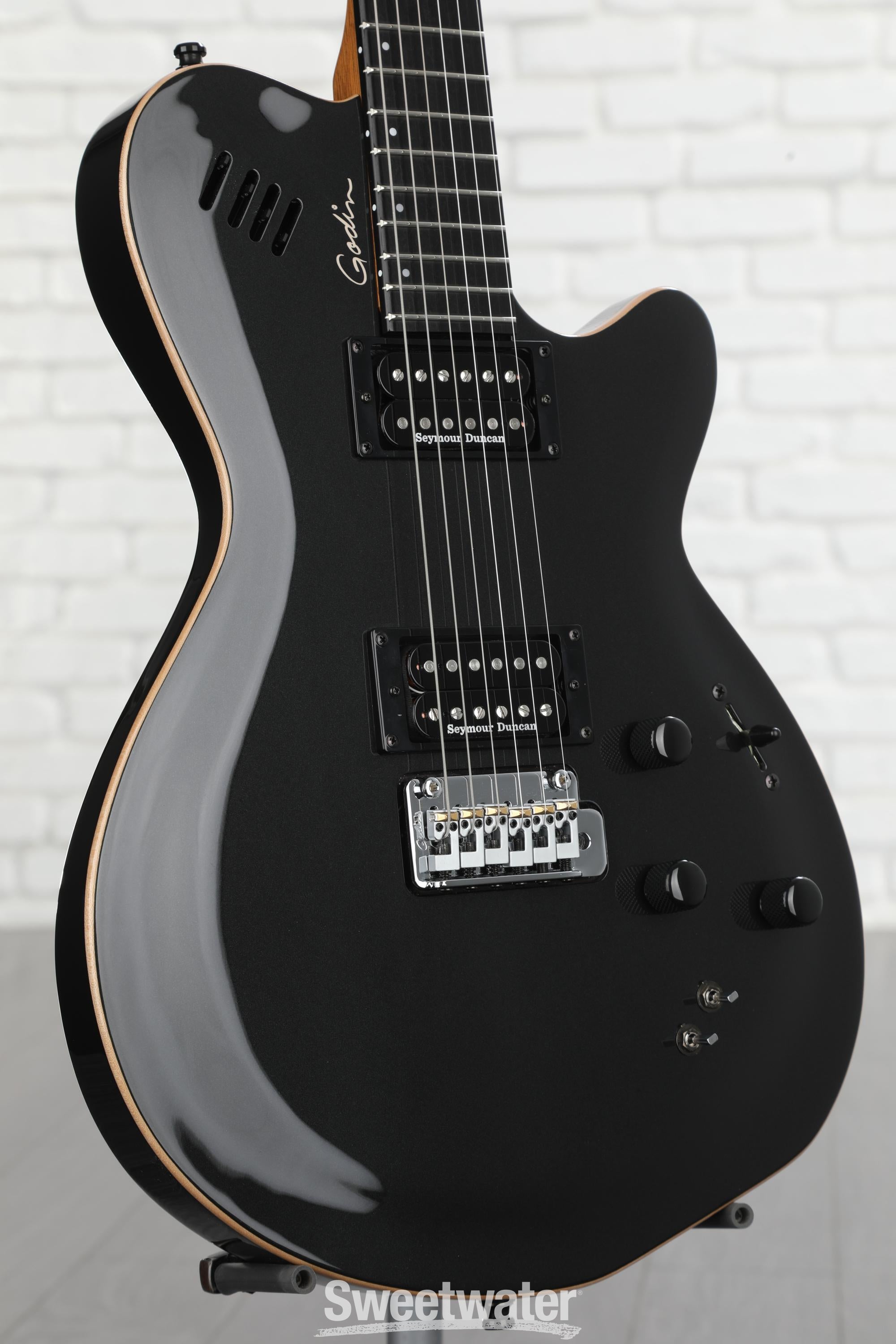 Godin LGXT Electric Guitar - Black Pearl | Sweetwater