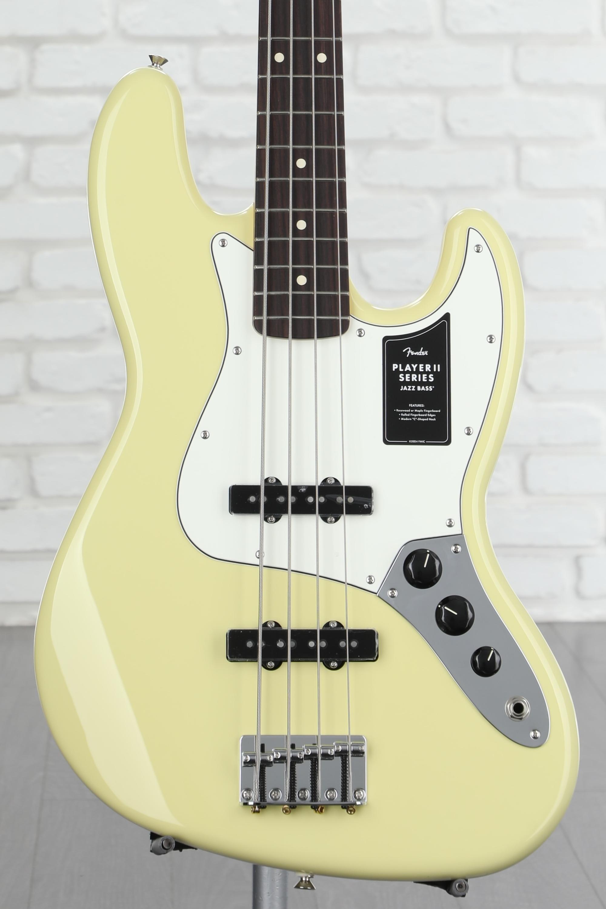 Fender Player II Jazz Bass - Hialeah Yellow with Rosewood Fingerboard