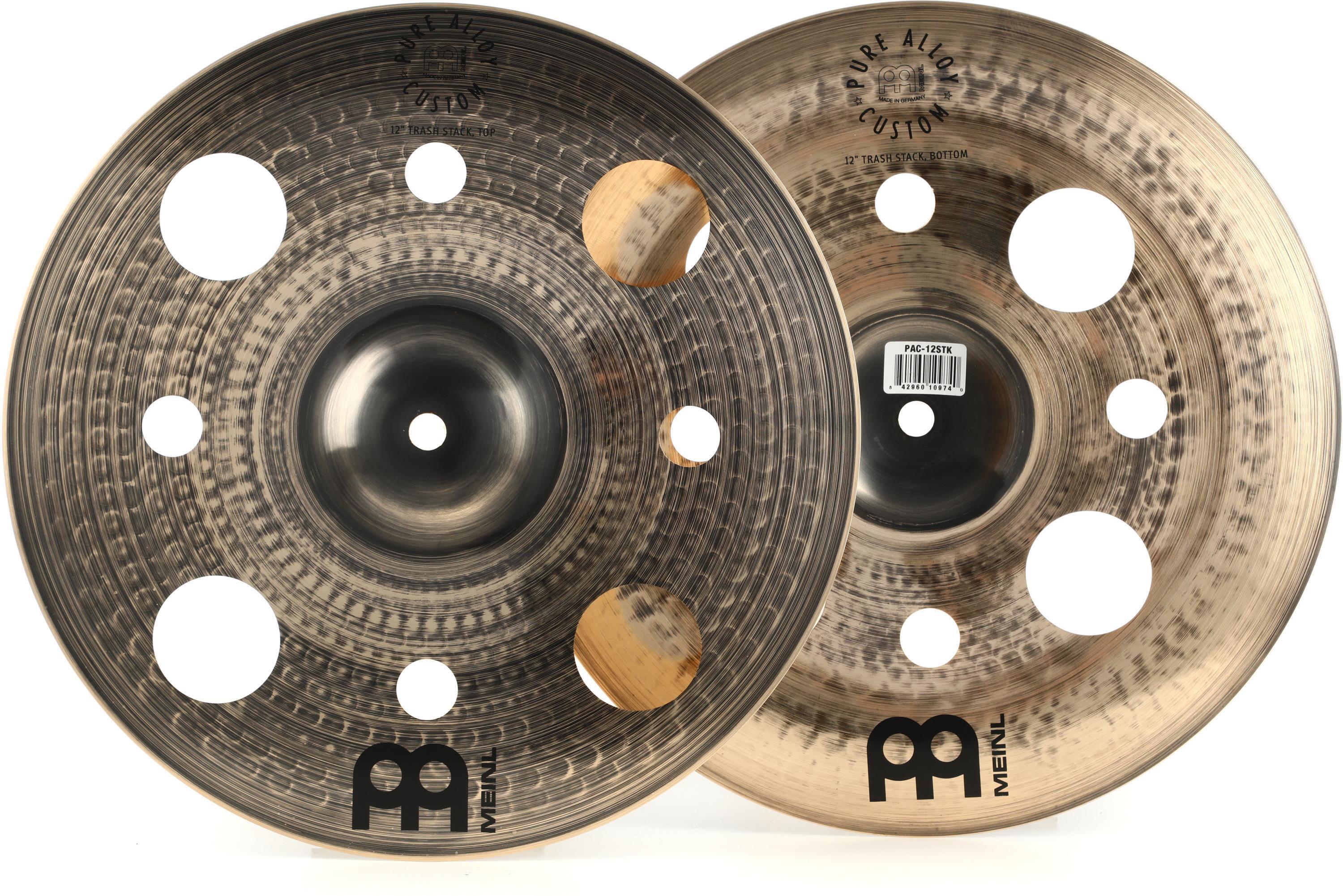 Meinl Cymbals Pure Alloy Custom Trash Stack Cymbals - 12-inch