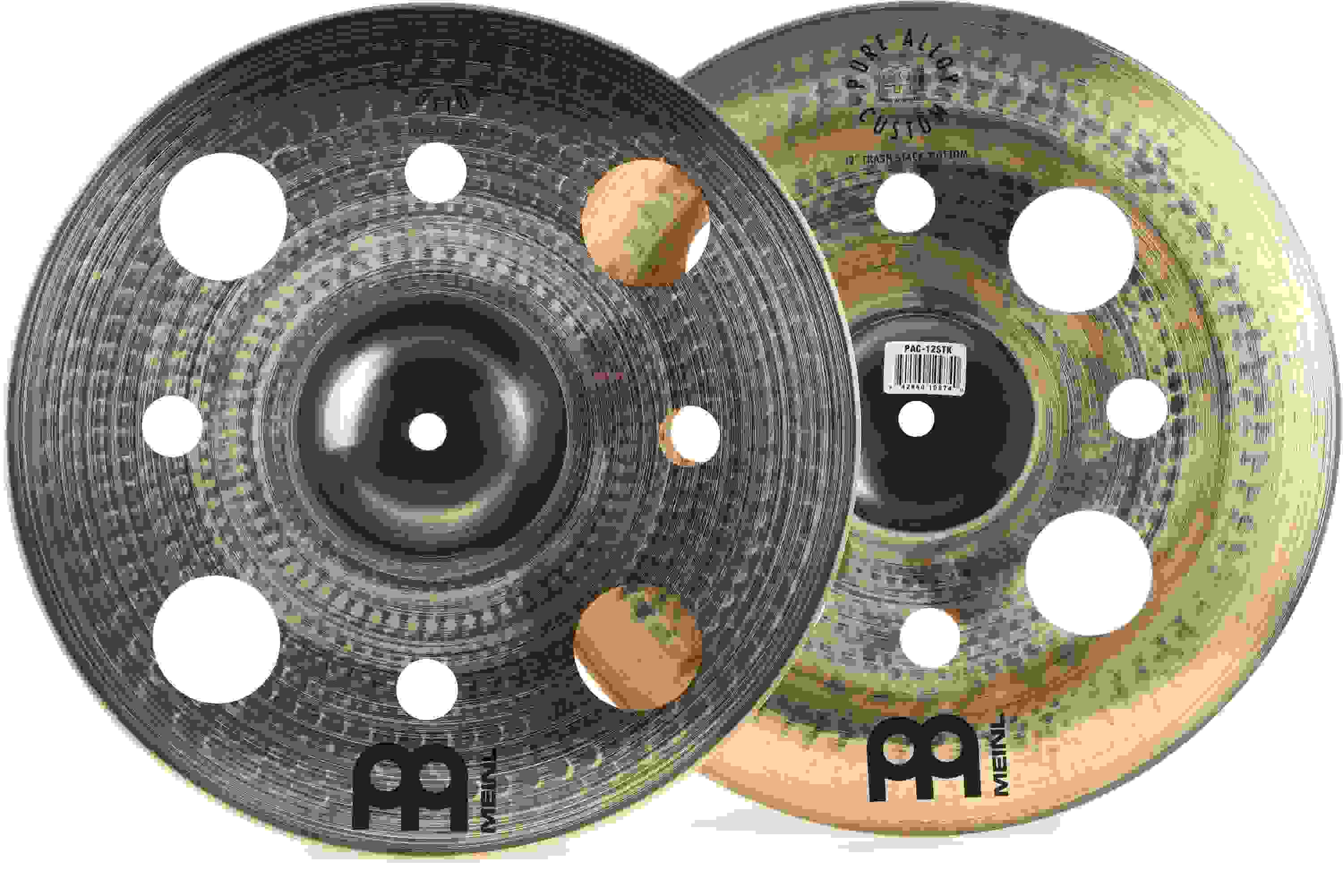 Meinl Cymbals Pure Alloy Custom Trash Stack Cymbals 12inch Sweetwater