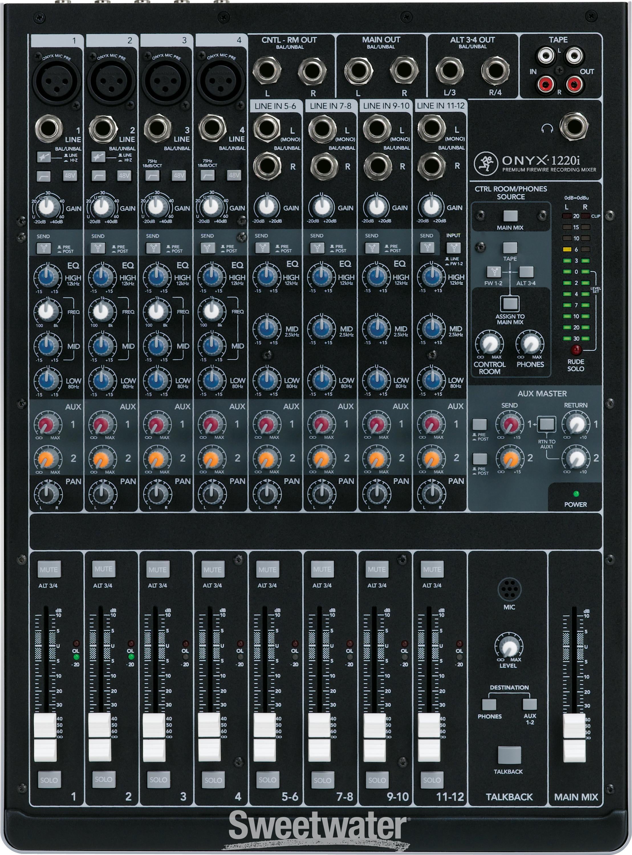 Mackie ONYX 1220|レコーディング、PA機器 Mackie ONYX 1220|レコーディング、PA機器