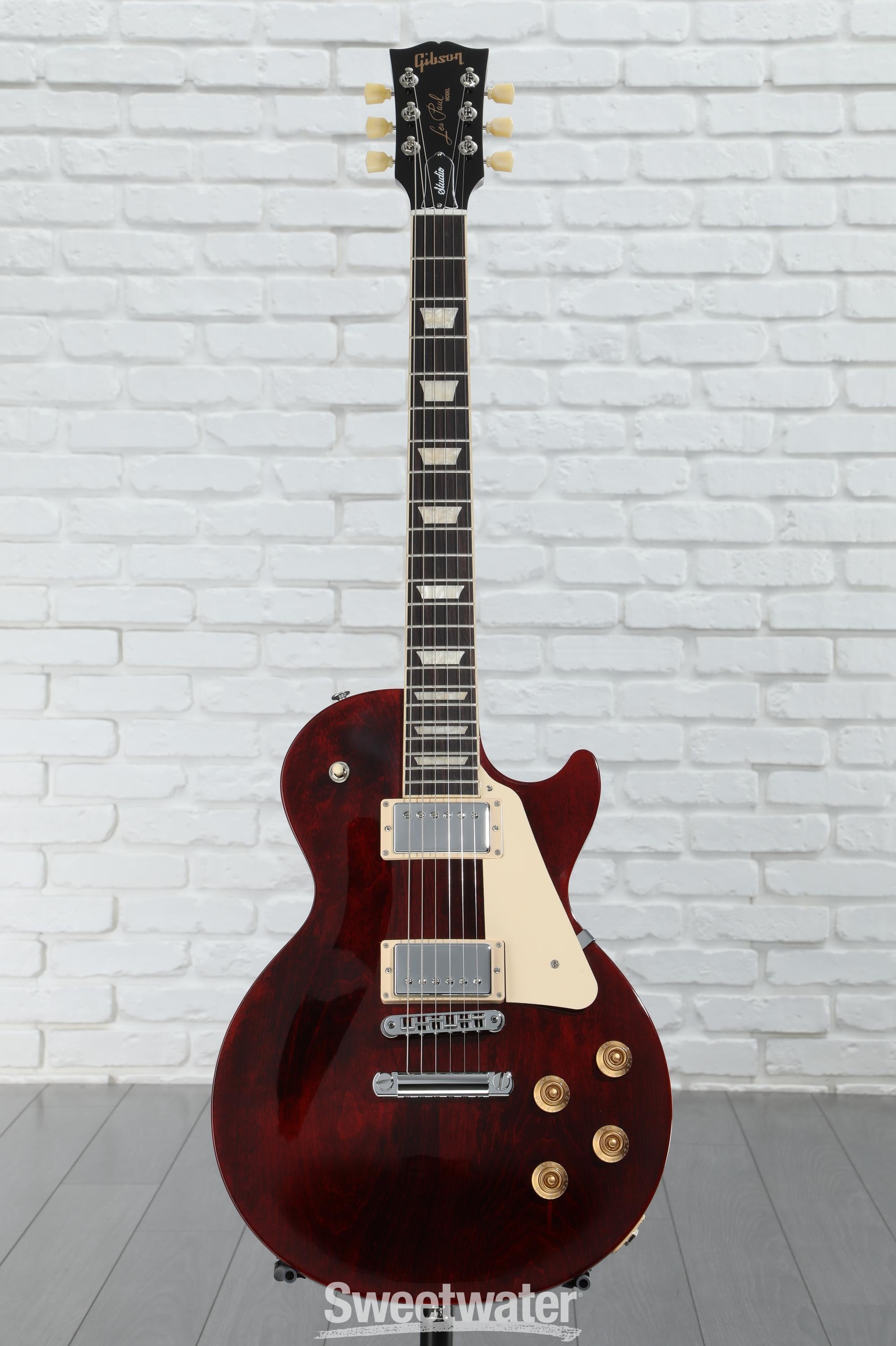 Gibson Les Paul Studio Electric Guitar - Wine Red | Sweetwater