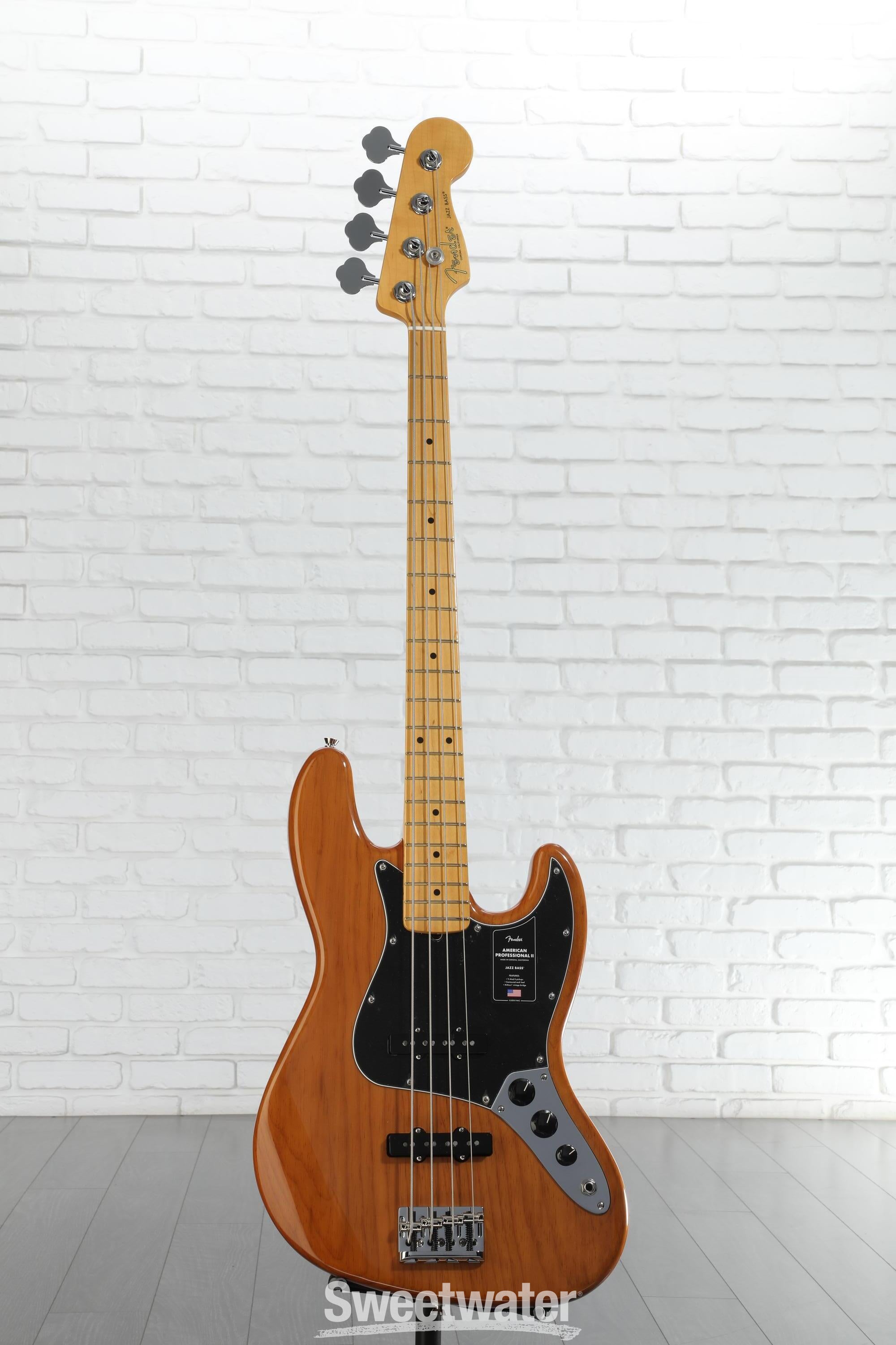 Fender American Professional II Jazz Bass Guitar - Natural
