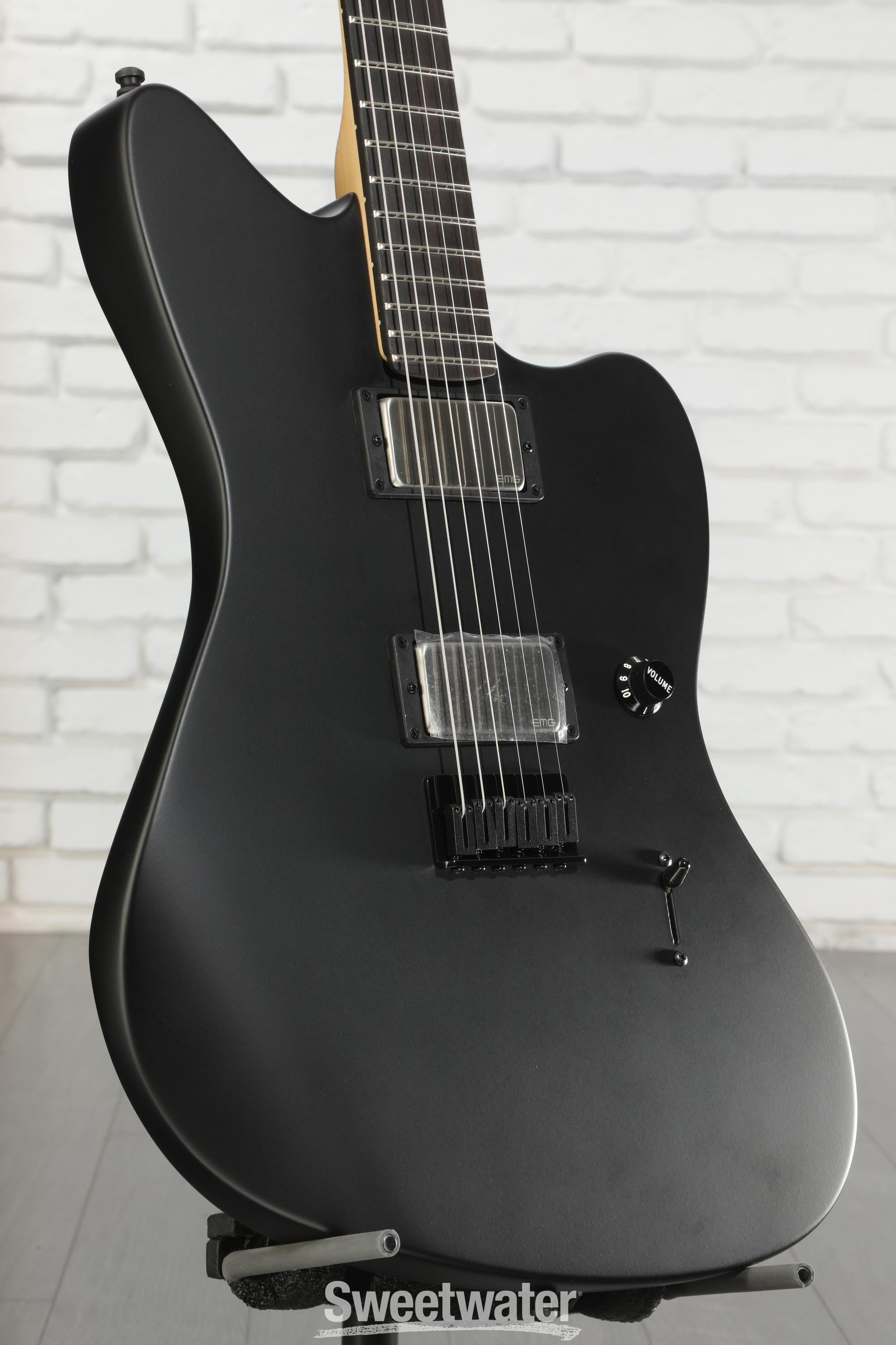 Fender Jim Root Jazzmaster - Flat Black with Ebony Fingerboard