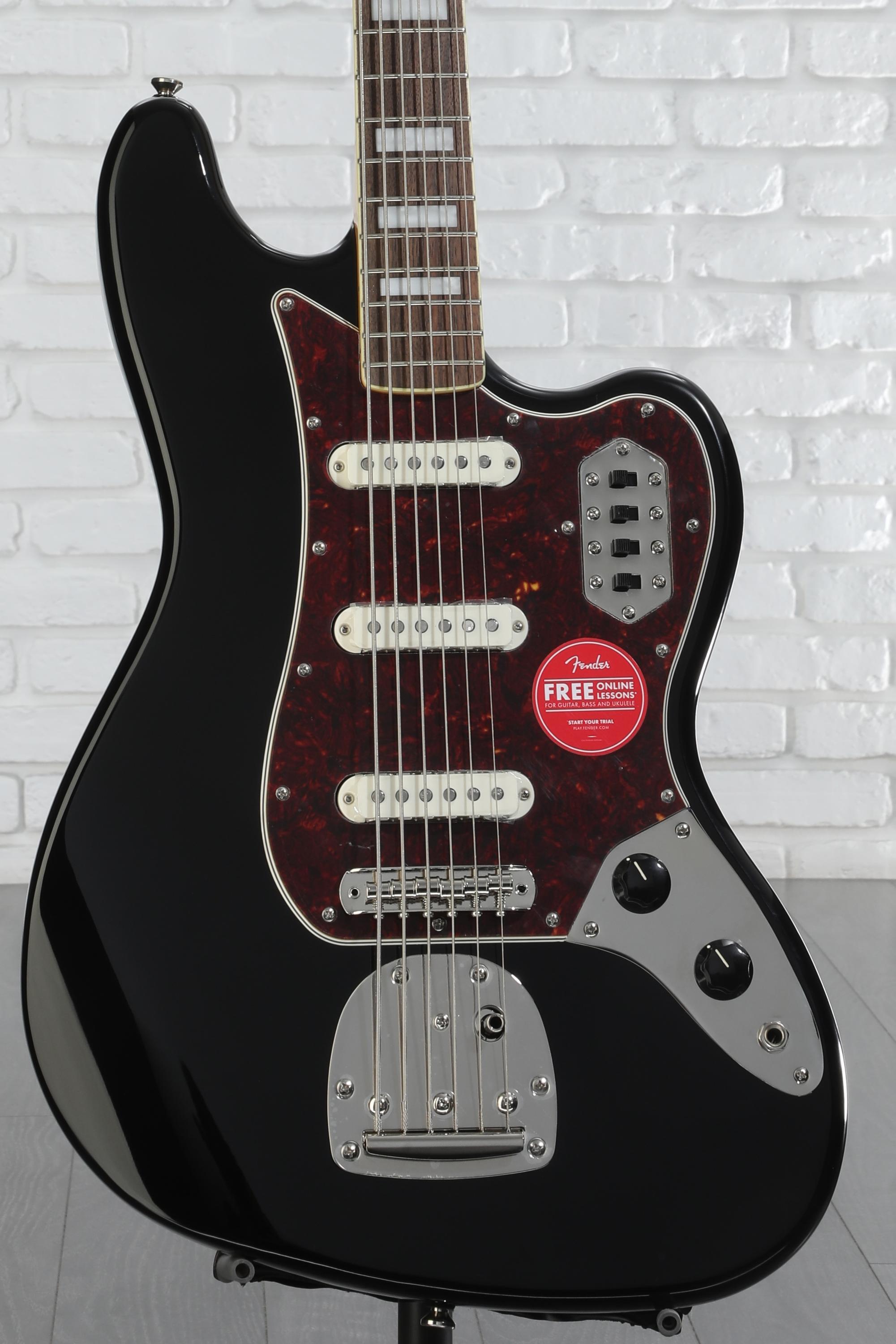 SQUIER Classic Vibe Bass Ⅵ Squier Classic Vibe Bass VI Guitar Black | Guitar Center