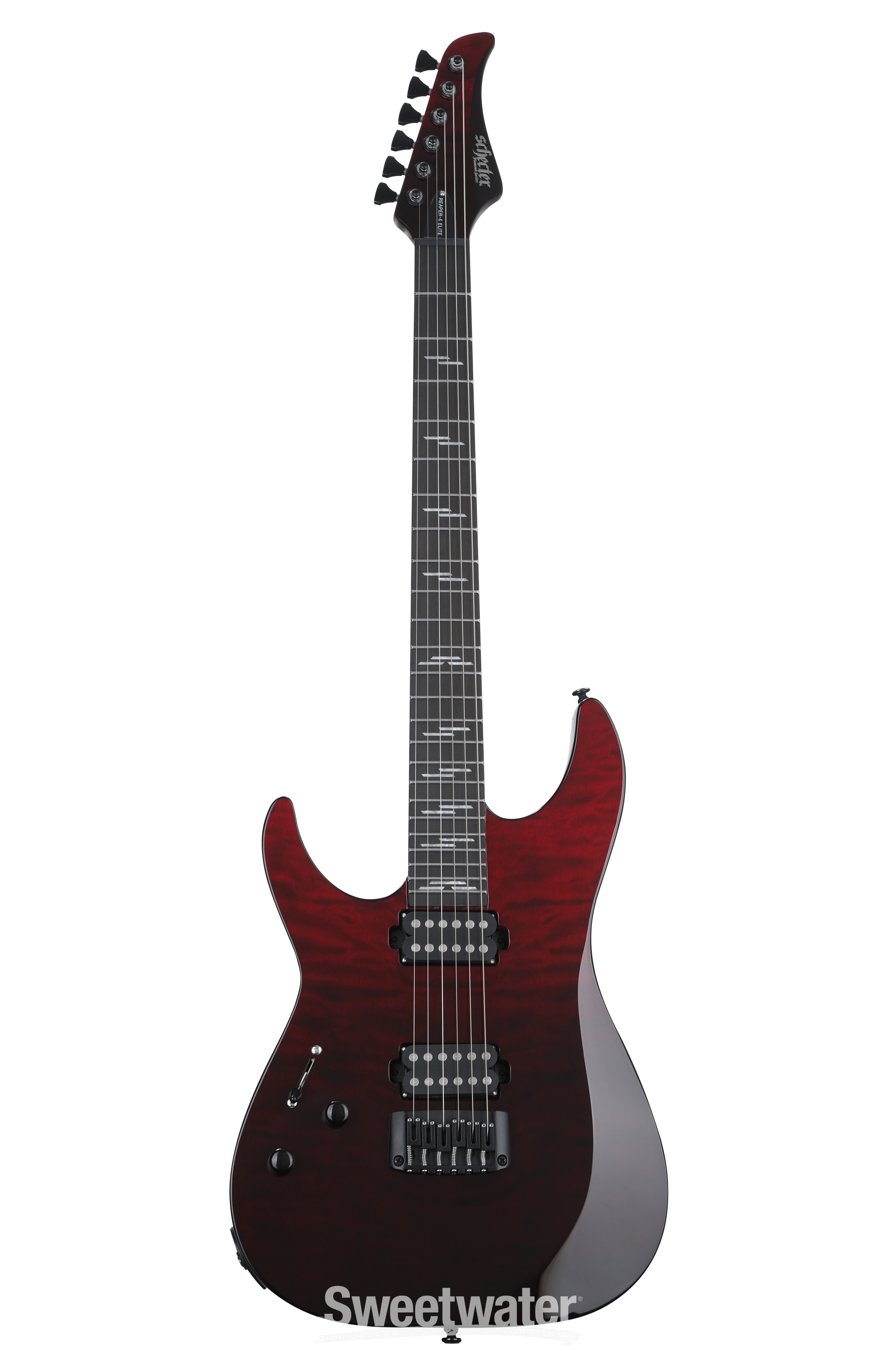 Schecter Reaper-6 Elite Left-handed Electric Guitar - Blood Burst